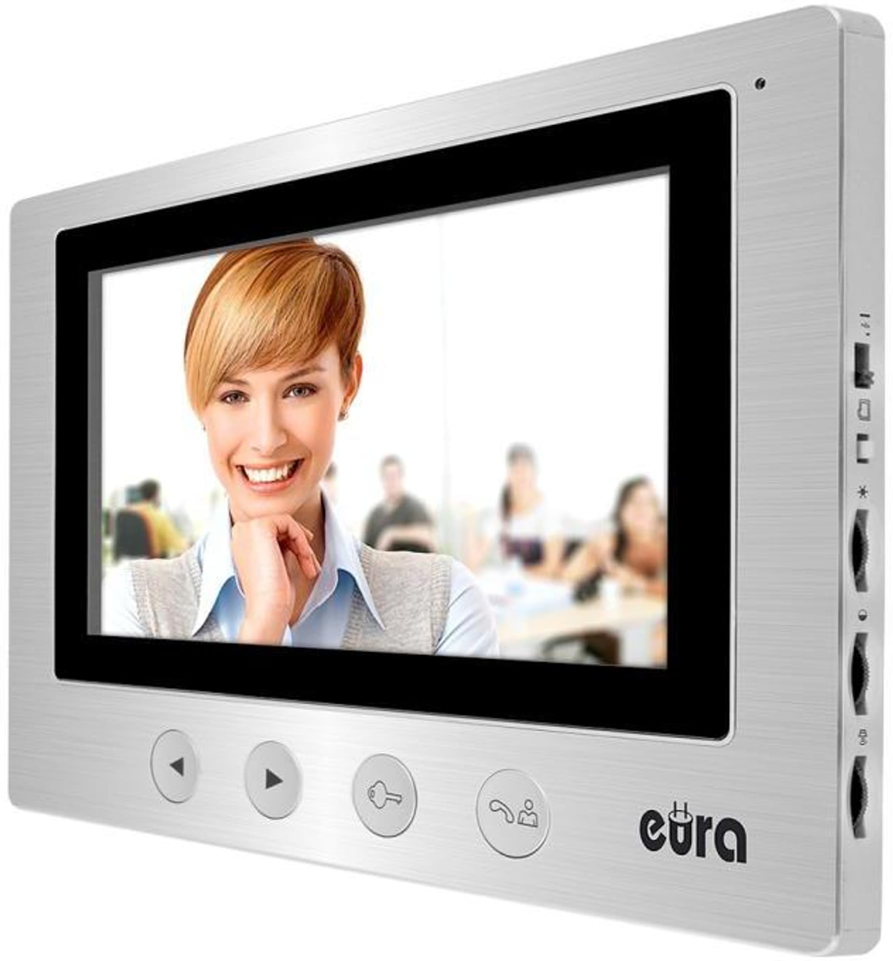

WIDEODOMOFON ''EURA'' VDP-33A3 ''LUNA'' ekran 7'', obsługa 2-ch wejść,pamięc obrazów, brelok zbliżeniowy
