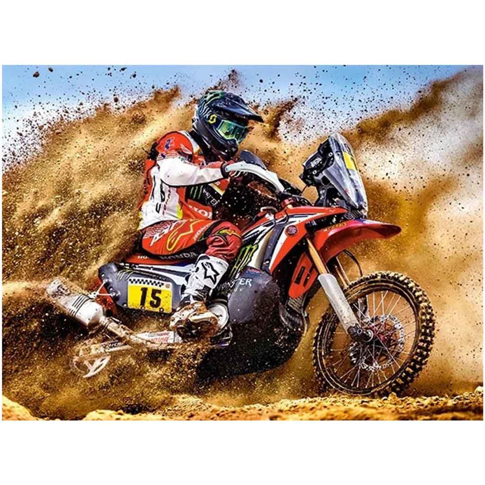

CASTORLAND Puzzle układanka 300 elementów Dirt Bike Power - Motocyklista 8+