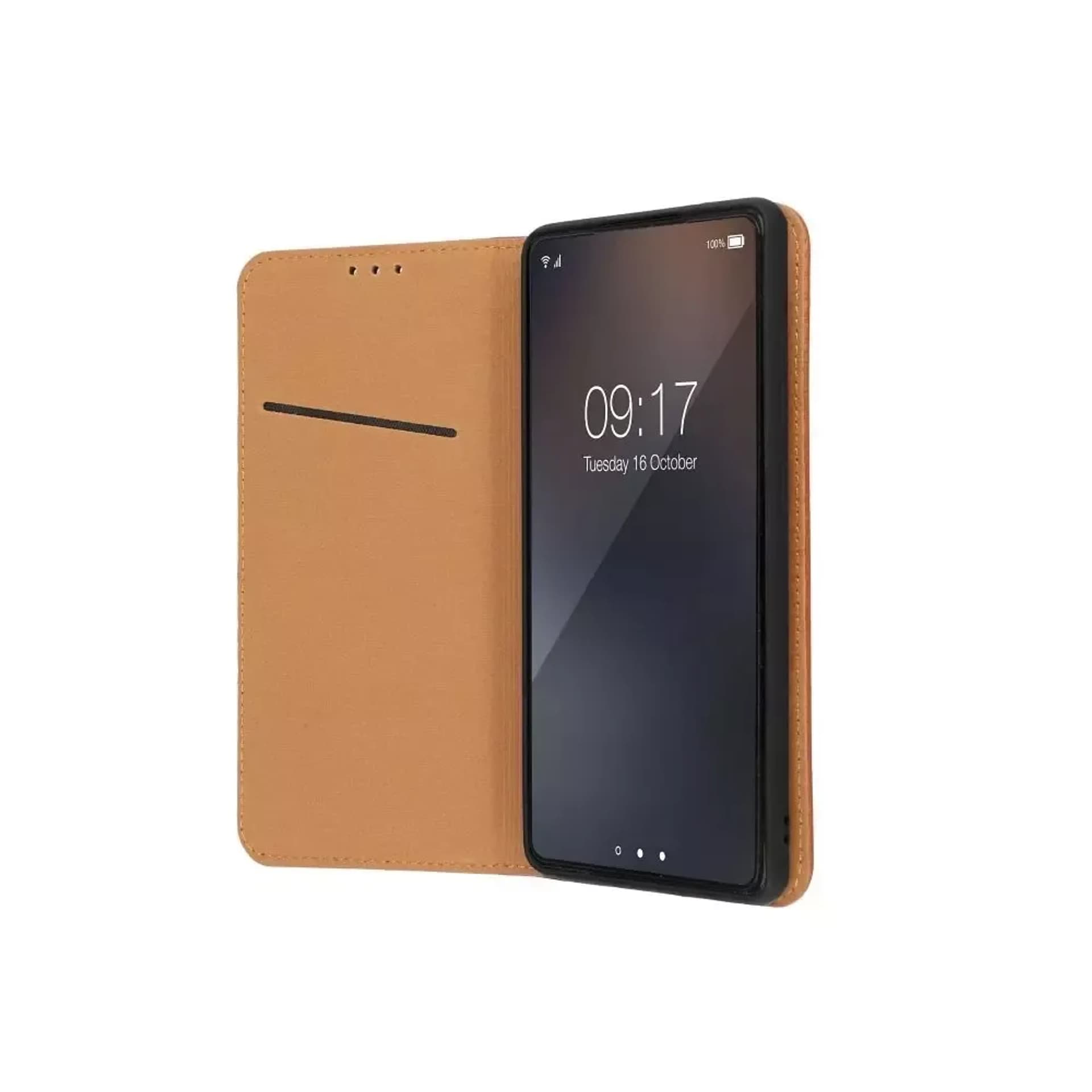 

Etui z klapką kabura skórzana SMART PRO do iPhone 15 brązowy