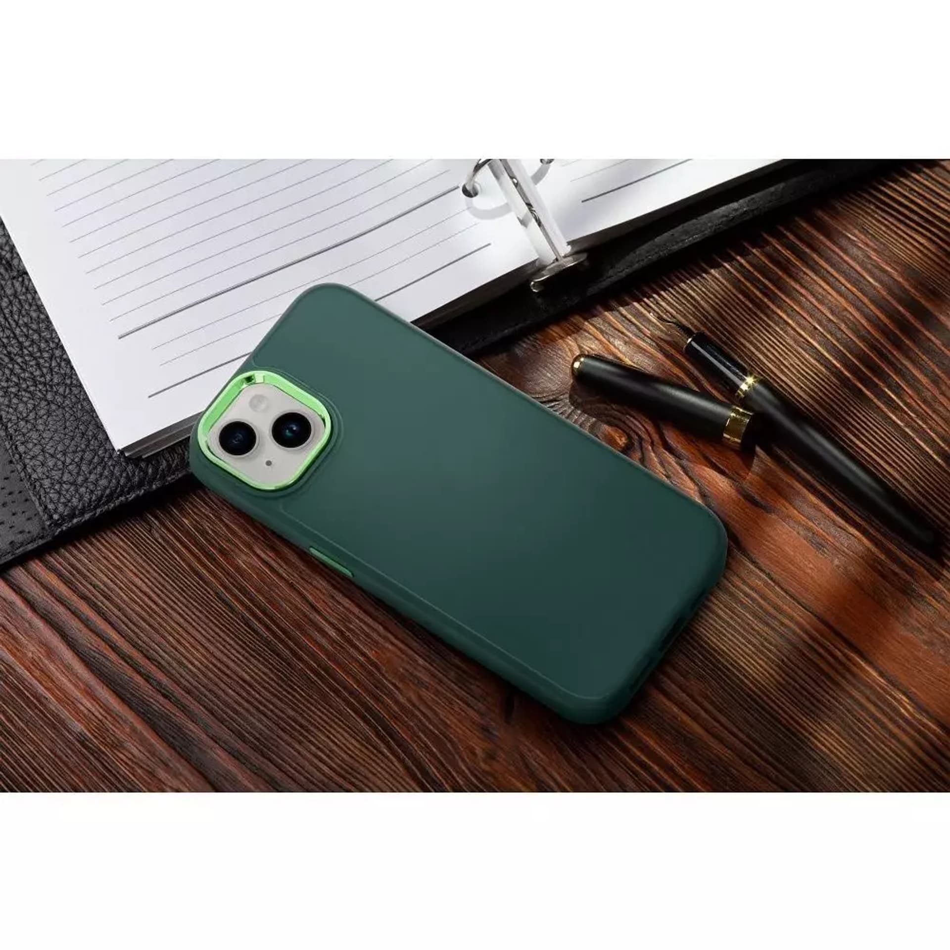 

Etui obudowa ochronna futerał FRAME do iPhone 15 Pro zielony