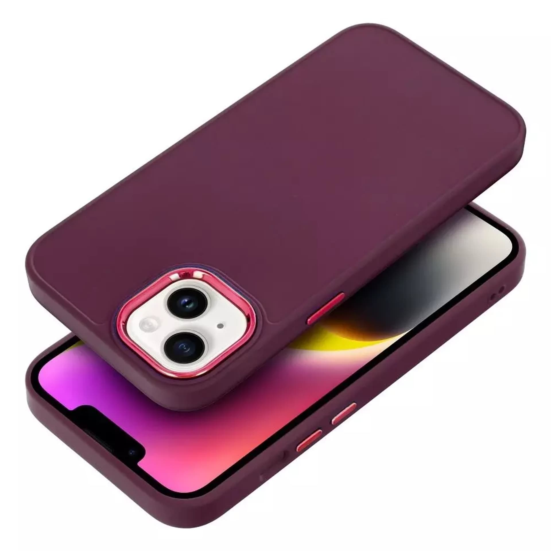 

Etui obudowa ochronna Futerał FRAME do iPhone 15 Plus fioletowy