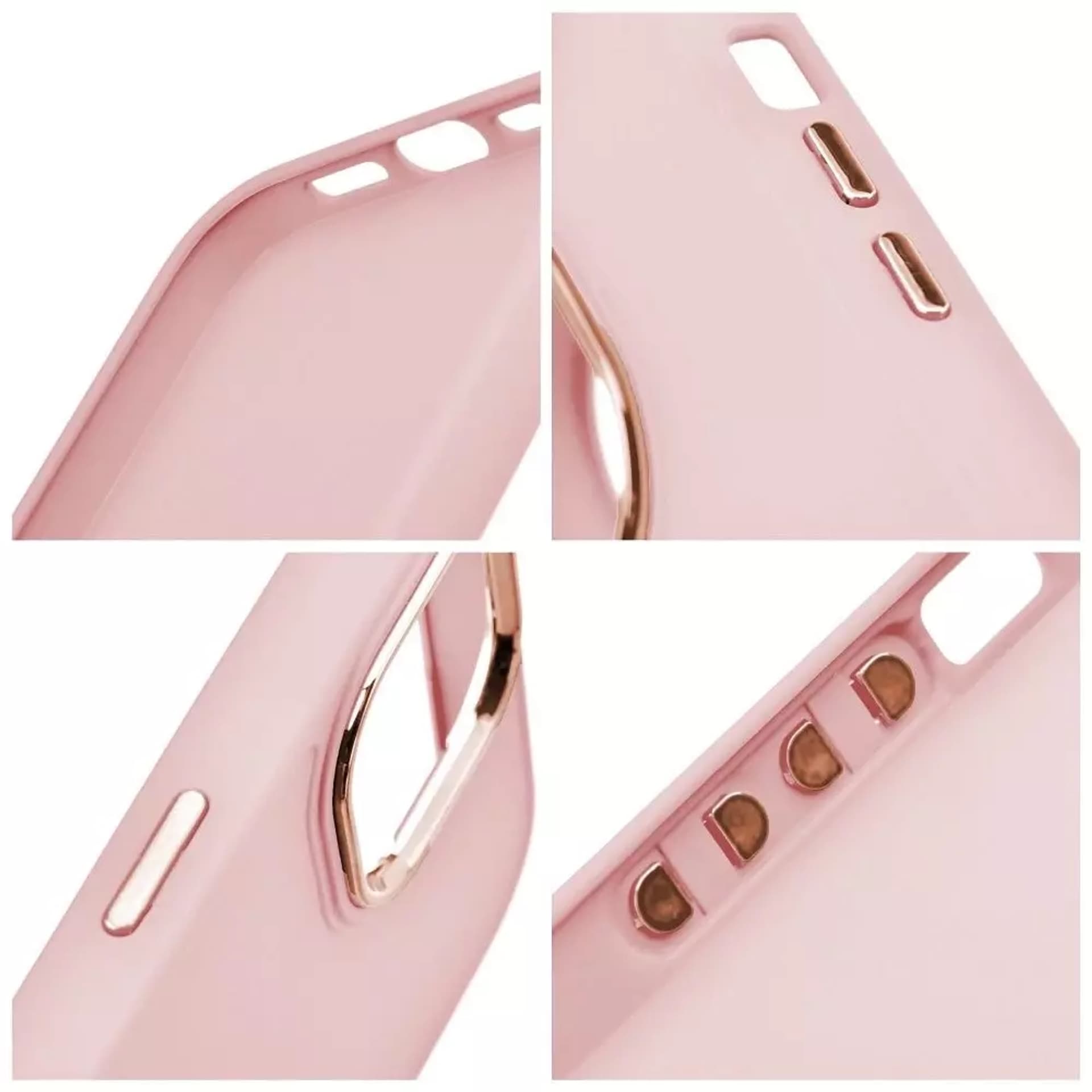 

Etui ochronne obudowa Futerał FRAME do iPhone 15 Pro pudrowy róż