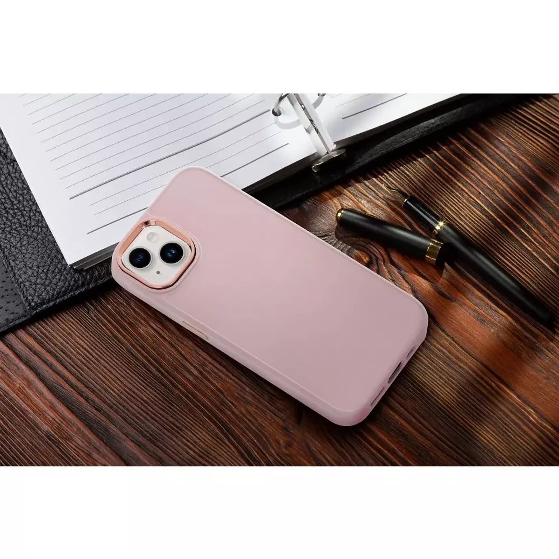 

Etui obudowa ochronna Futerał FRAME do iPhone 15 Plus pudrowy róż