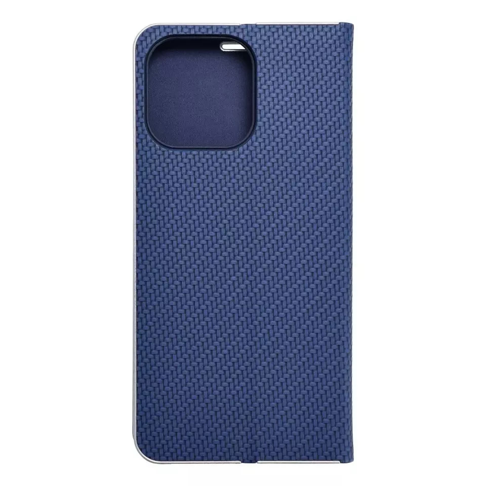 

Etui kabura LUNA Book Carbon do Apple iPhone 15 Pro Max niebieski