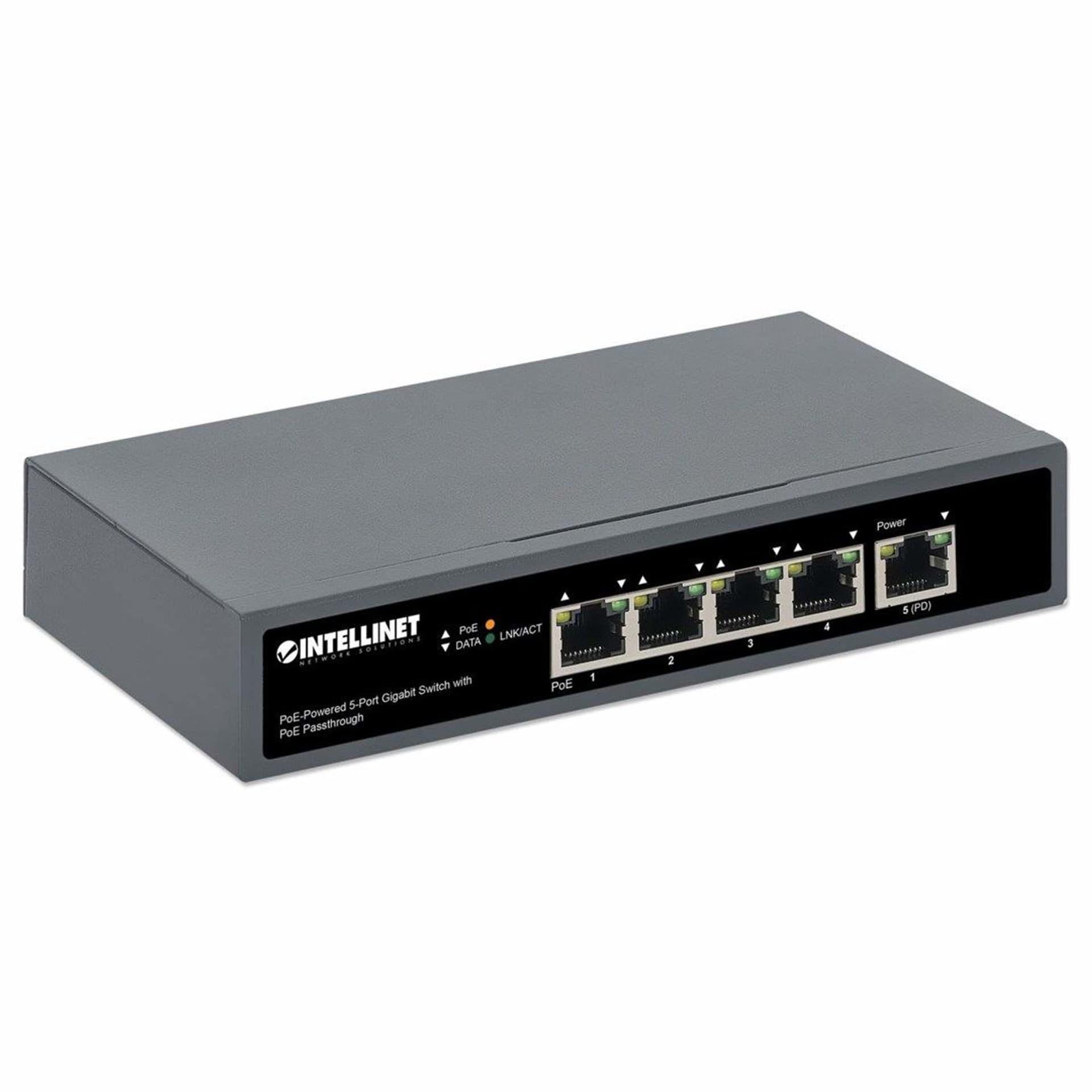 

INTELLINET SWITCH GIGABIT 5X POE PASSTHROUGH ZASIL