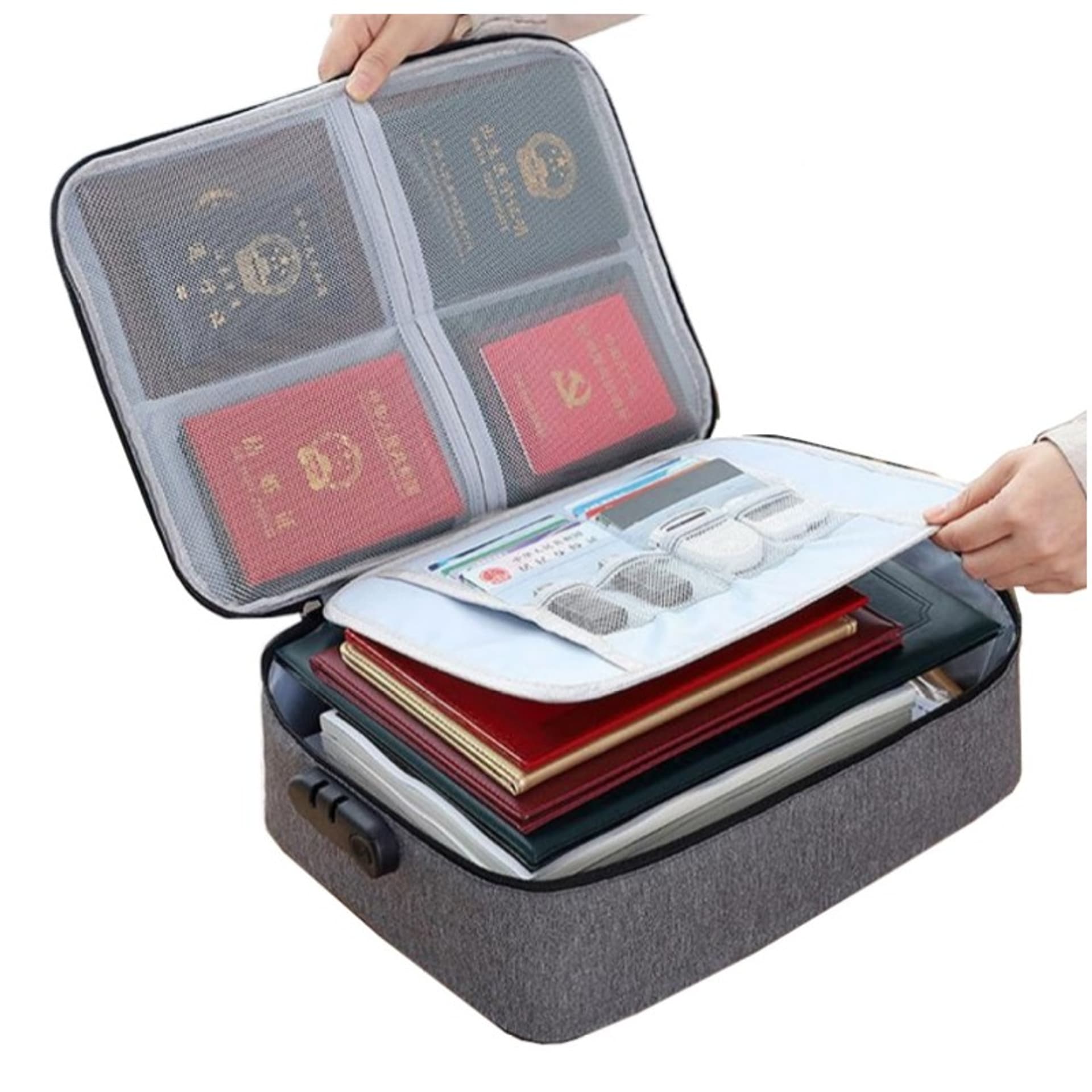 

Organizer zamykany na szyfr na dokumenty 37x10,5x27cm ORM14