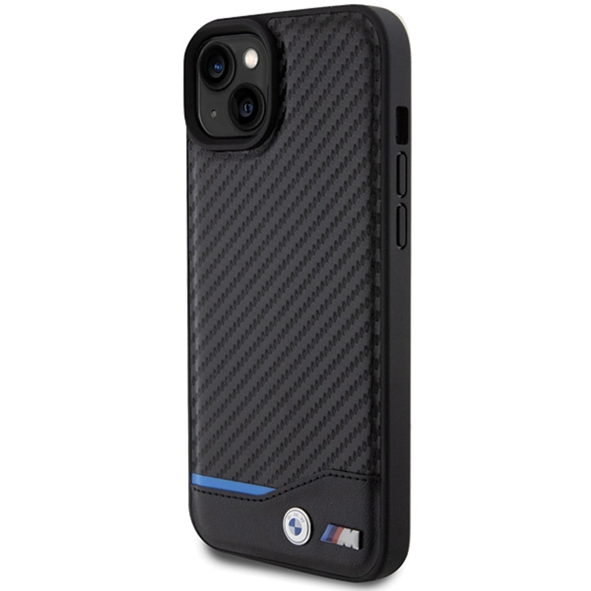 

BMW BMHCP15M22NBCK iPhone 15 Plus / 14 Plus 6.7" czarny/black Leather Carbon