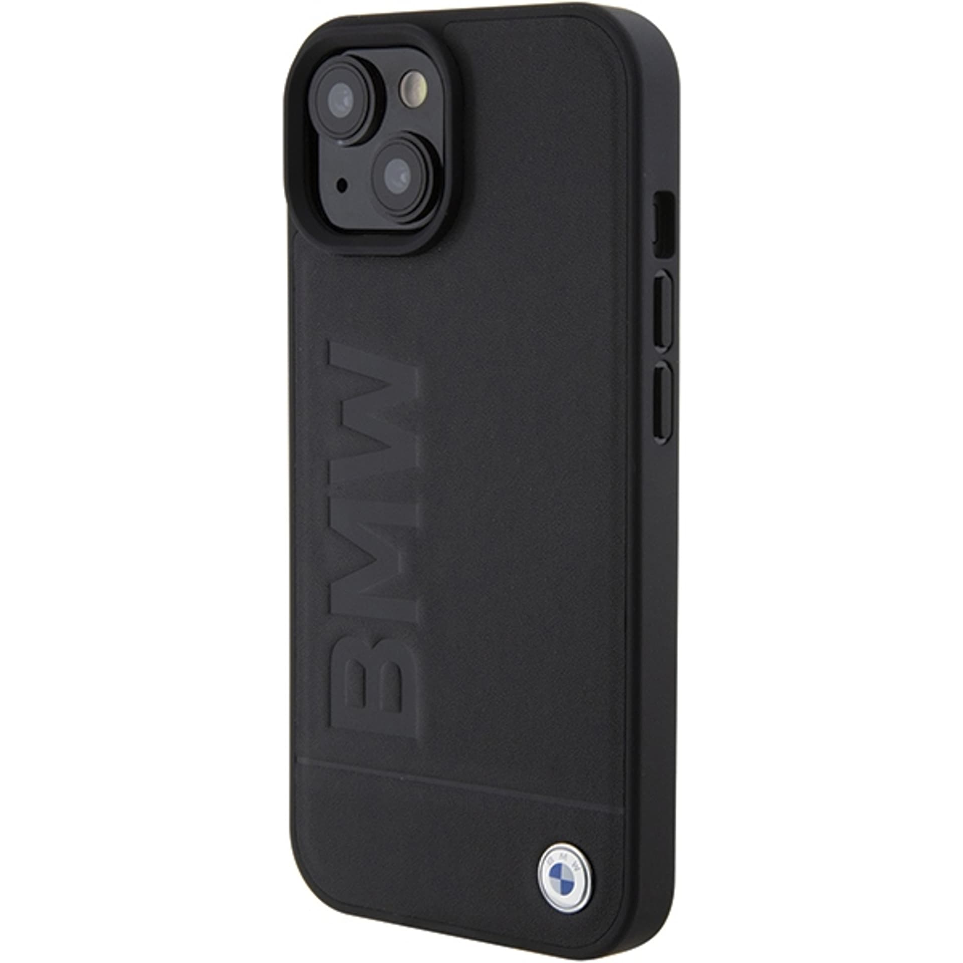 

BMW BMHCP15SSLLBK iPhone 15 6.1" czarny/black Leather Hot Stamp