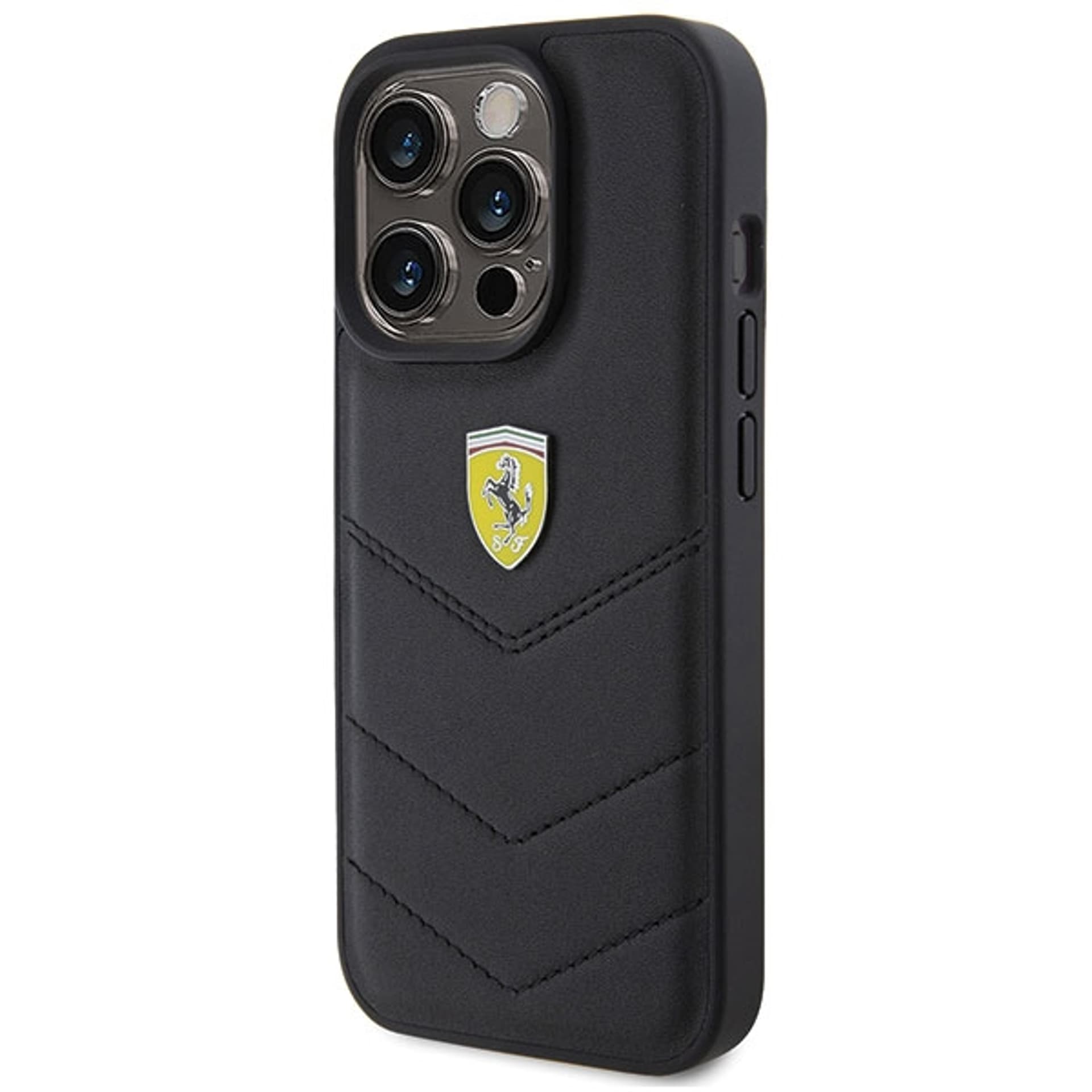 

Ferrari FEHCP15LRDUK iPhone 15 Pro 6.1" czarny/black hardcase Quilted Metal Logo