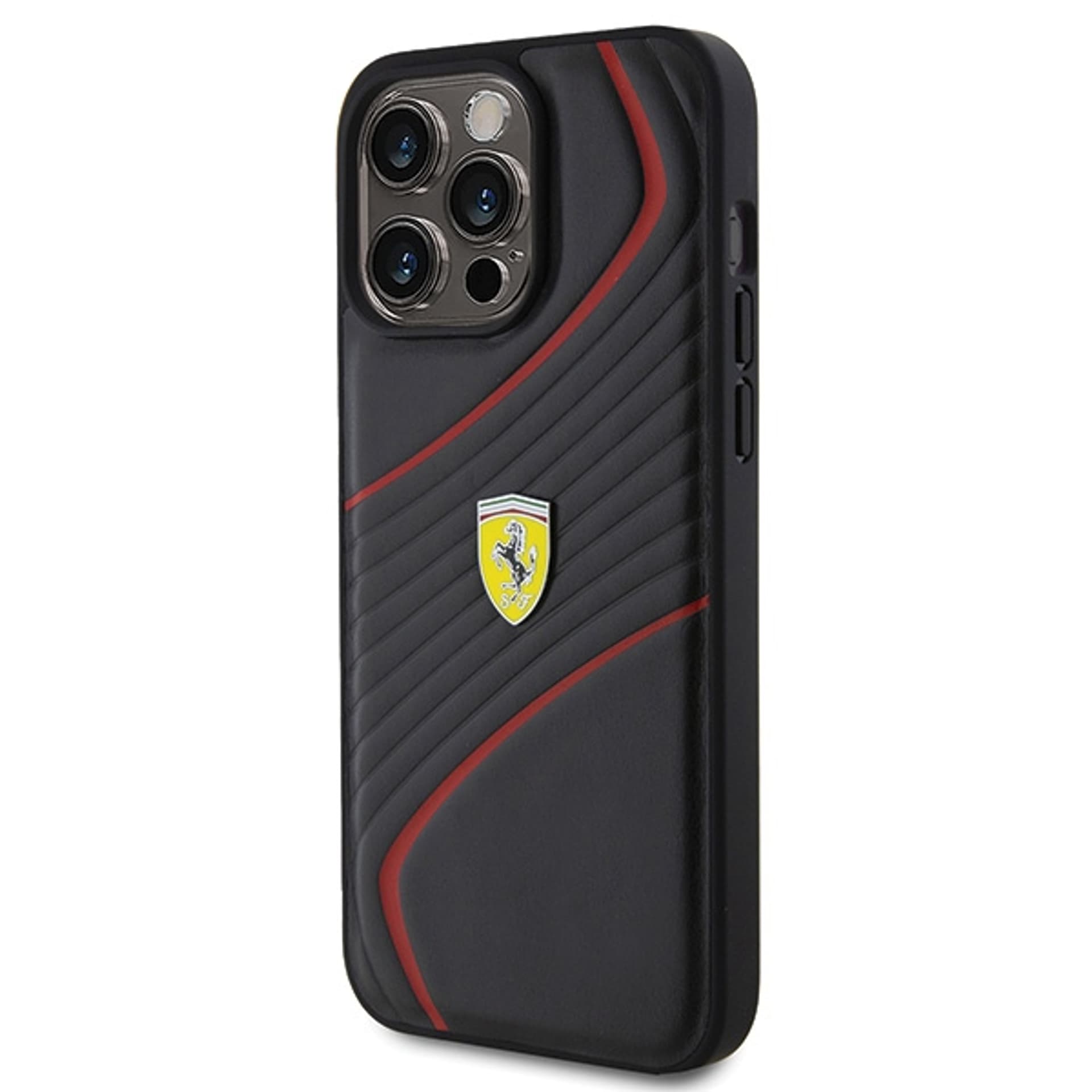 

Ferrari FEHCP15XPTWK iPhone 15 Pro Max 6.7" czarny/black hardcase Twist Metal Logo