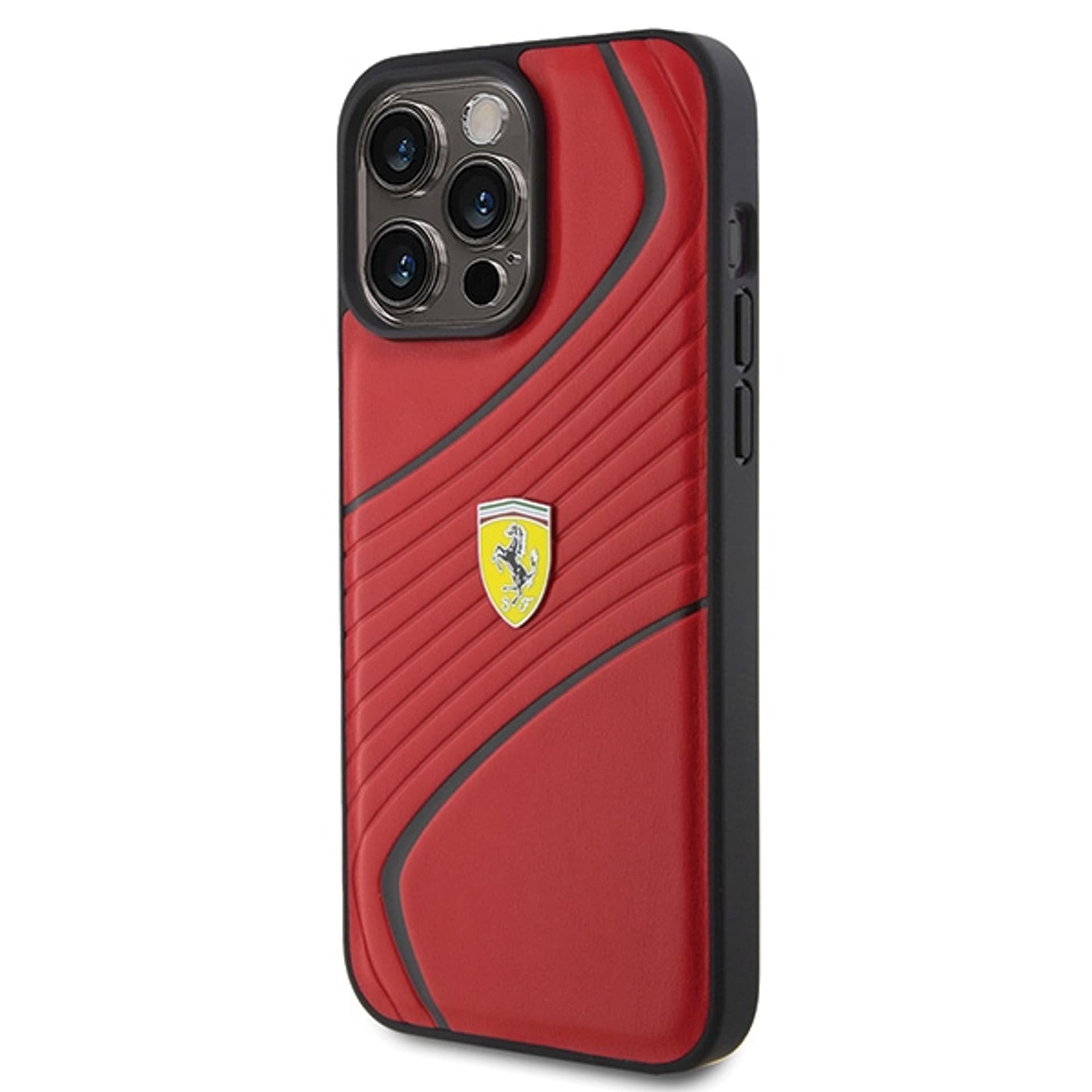 

Ferrari FEHCP15XPTWR iPhone 15 Pro Max 6.7" czerwony/red hardcase Twist Metal Logo