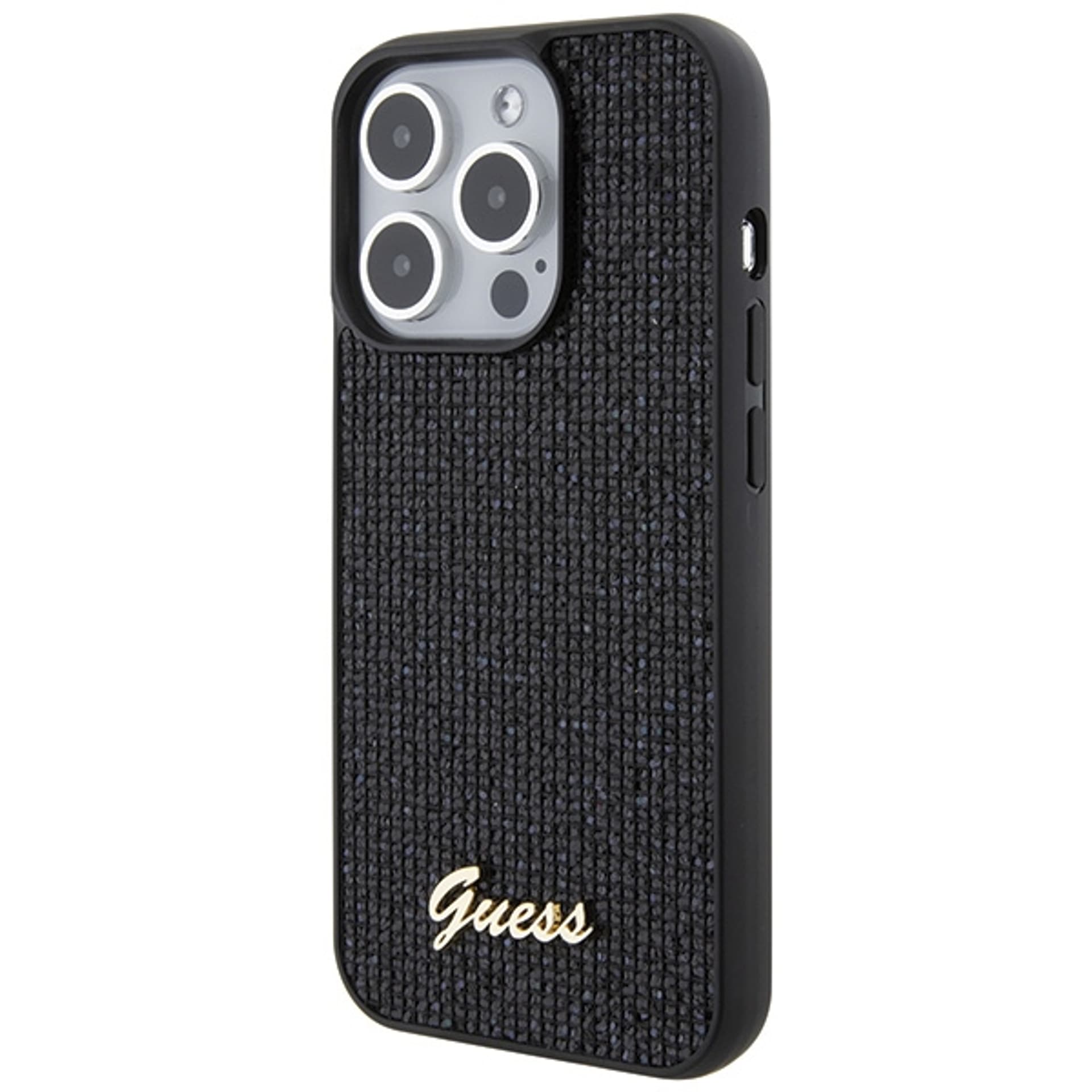 

Guess GUHCP15LPMSDGSK iPhone 15 Pro 6.1" czarny/black hardcase Disco Metal Script