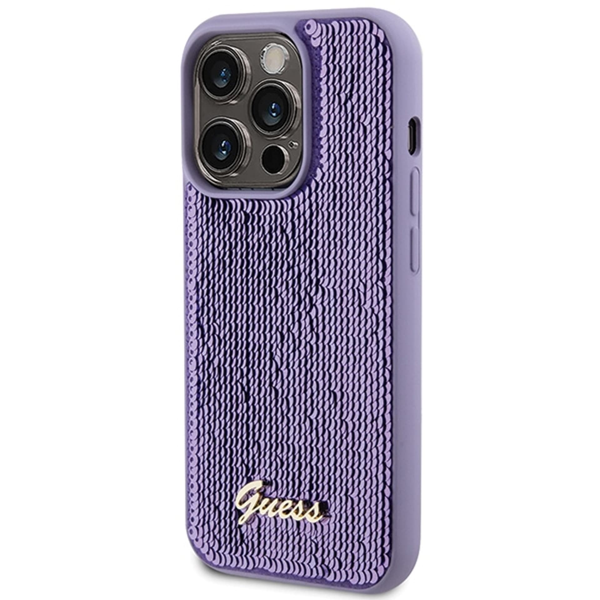 

Guess GUHCP15LPSFDGSU iPhone 15 Pro 6.1" fioletowy/purple hardcase Sequin Script Metal