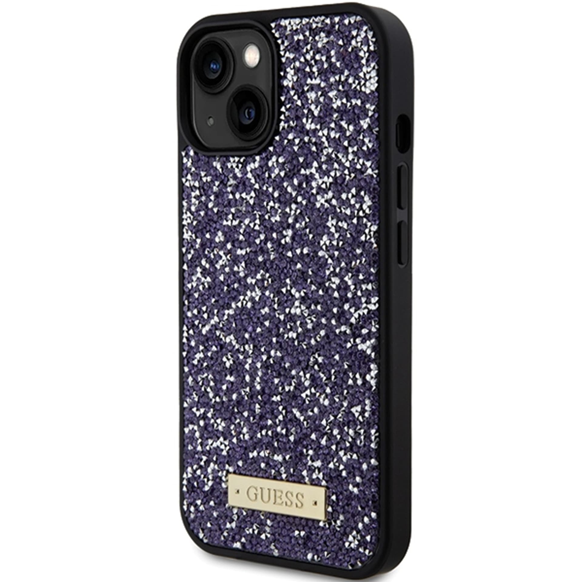 

Guess GUHCP15SPFGSBSP iPhone 15 / 14 / 13 6.1" fioletowy/purple hardcase Rhinestone Metal Logo