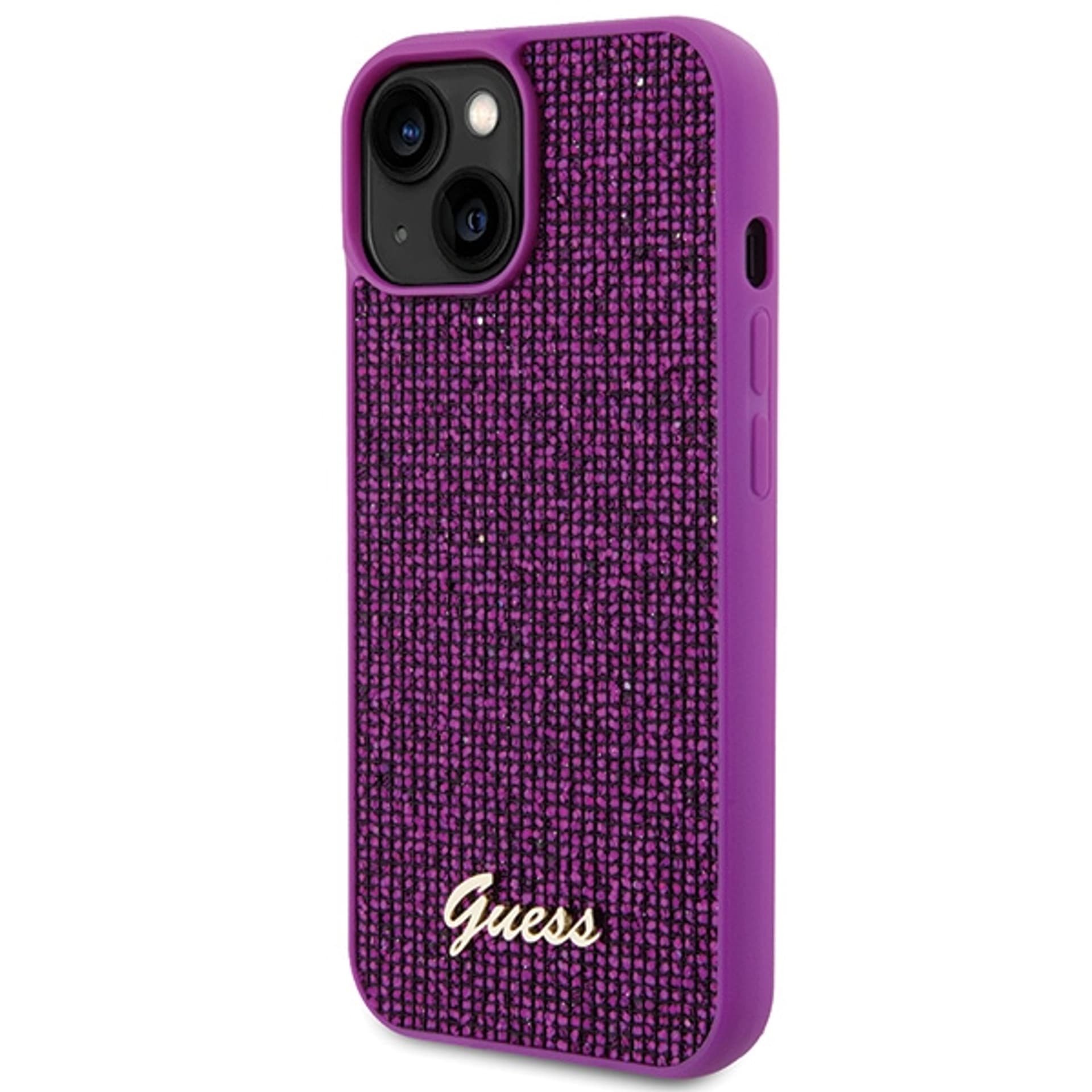 

Guess GUHCP15SPMSDGSF iPhone 15 6.1" fuksja/fuschia hardcase Disco Metal Script
