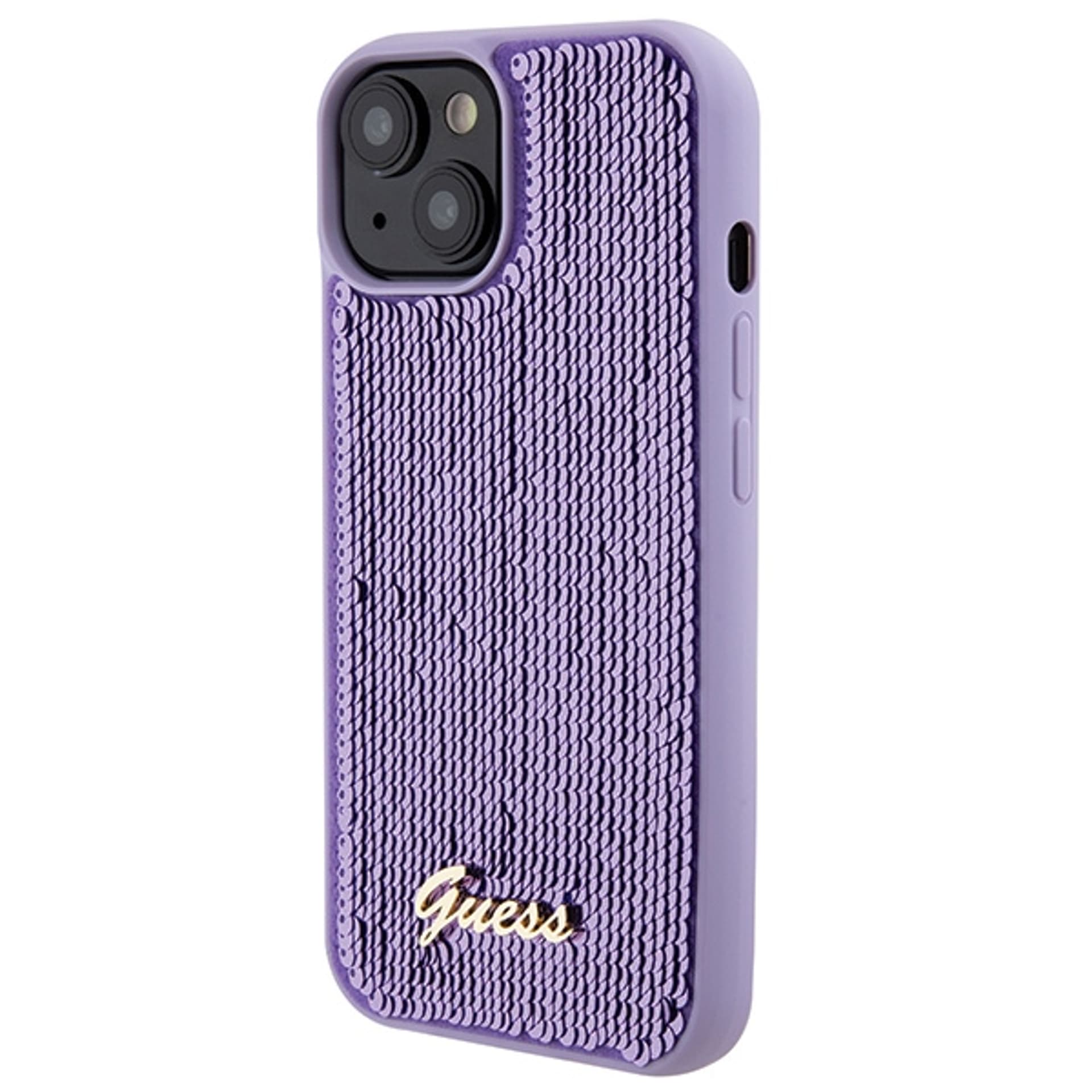 

Guess GUHCP15SPSFDGSU iPhone 15 6.1" fioletowy/purple hardcase Sequin Script Metal