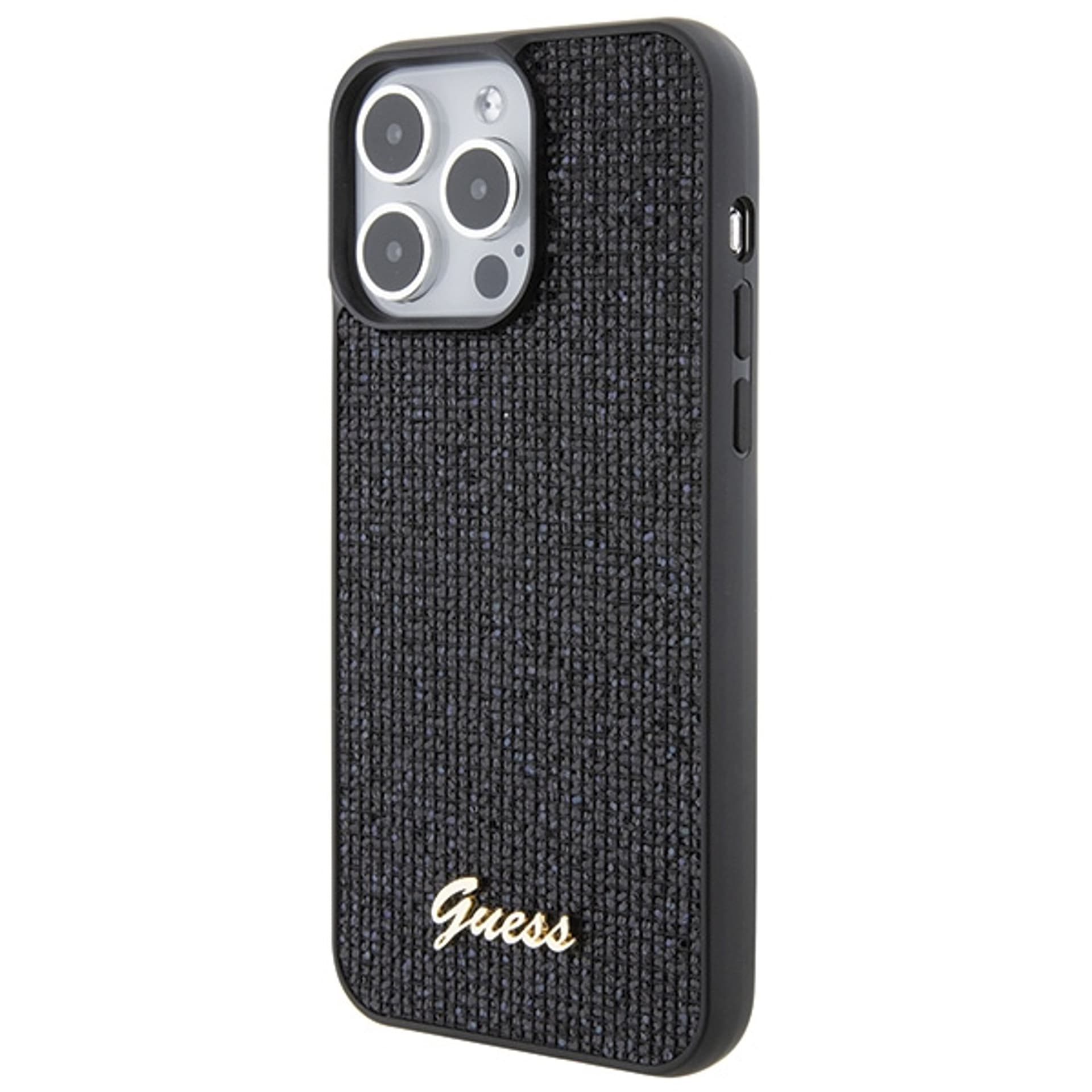 

Guess GUHCP15XPMSDGSK iPhone 15 Pro Max 6.7" czarny/black hardcase Disco Metal Script