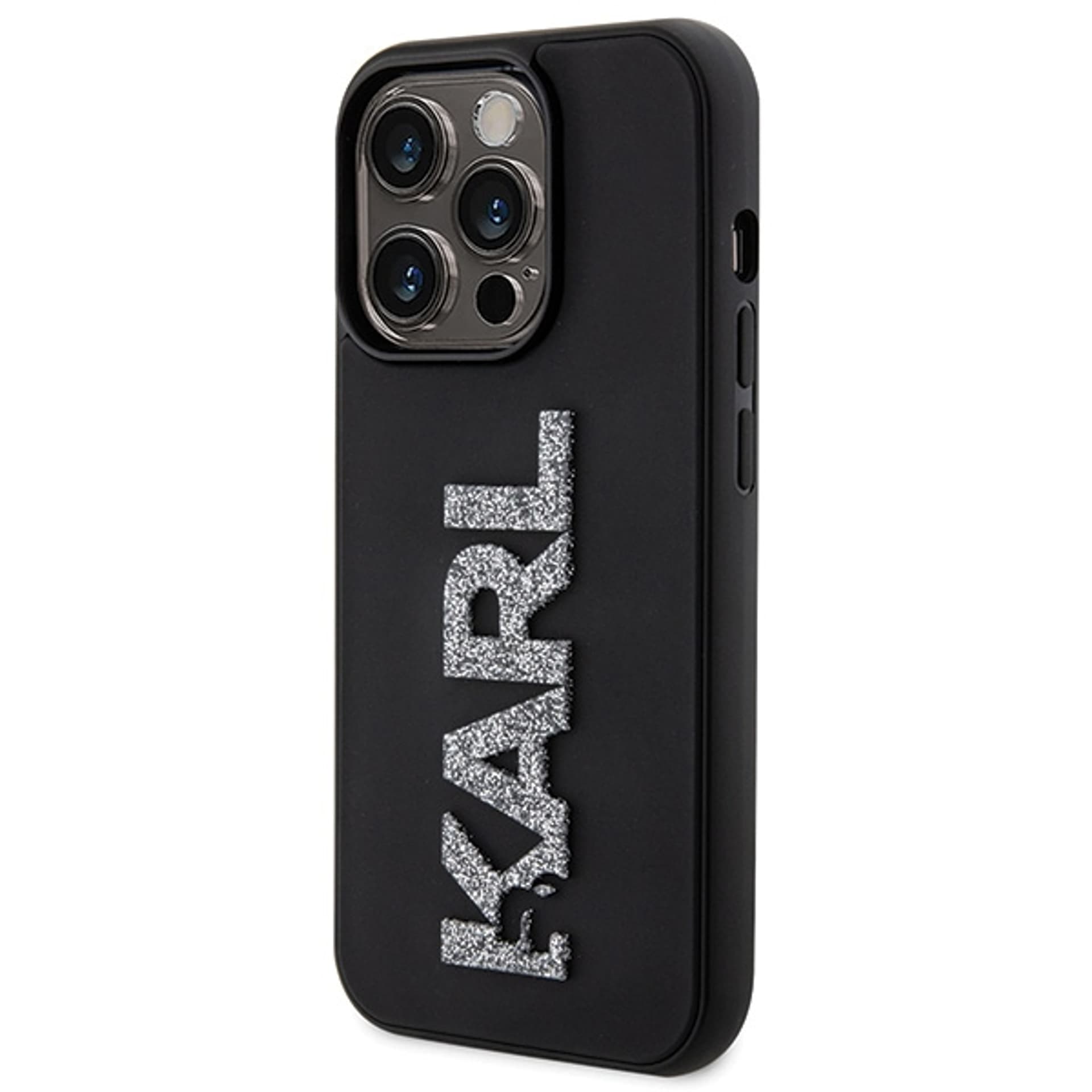 

Karl Lagerfeld KLHCP15X3DMBKCK iPhone 15 Pro Max 6.7" czarny/black hardcase 3D Rubber Glitter Logo