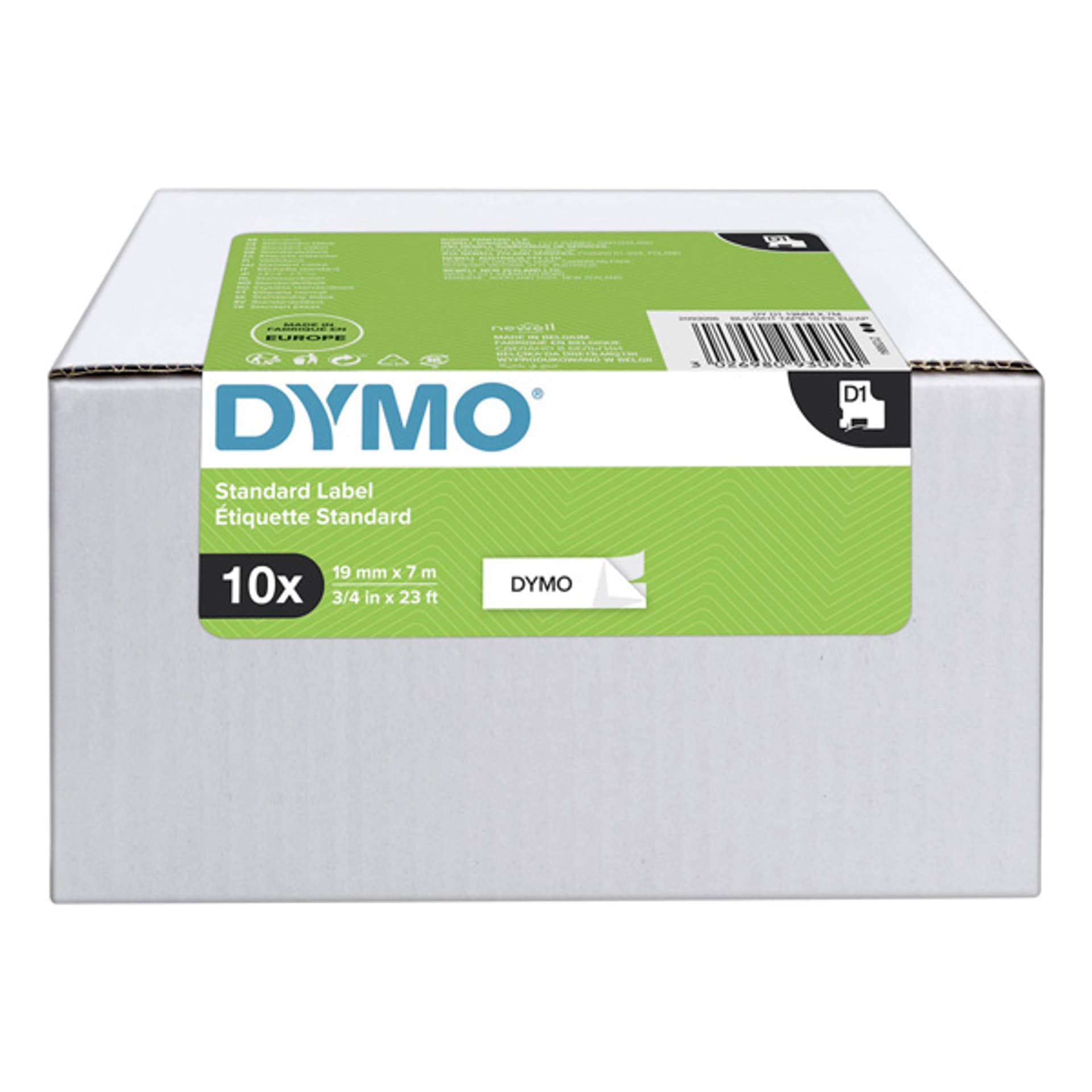 

Taśma DYMO D1 19mm x 7m czarny/ biały 45803 PACK /10szt./