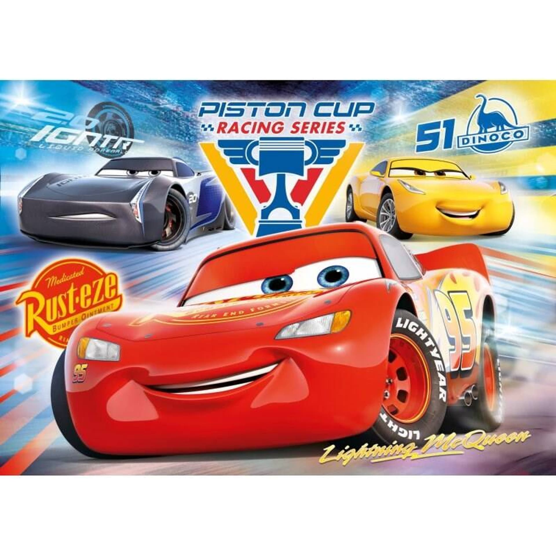 

Puzzle 104 elementy Cars 3 CLEMENTONI 27072 CLM