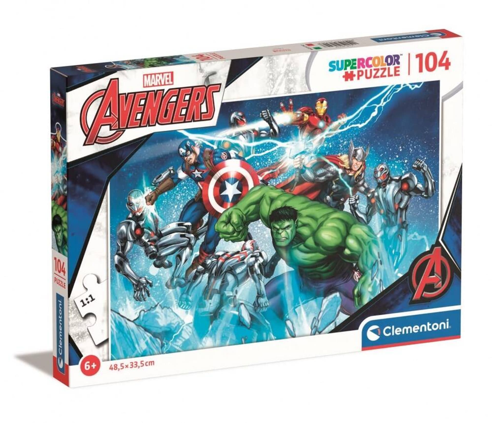 

Puzzle 104 elementy Avengers CLEMENTONI 25744