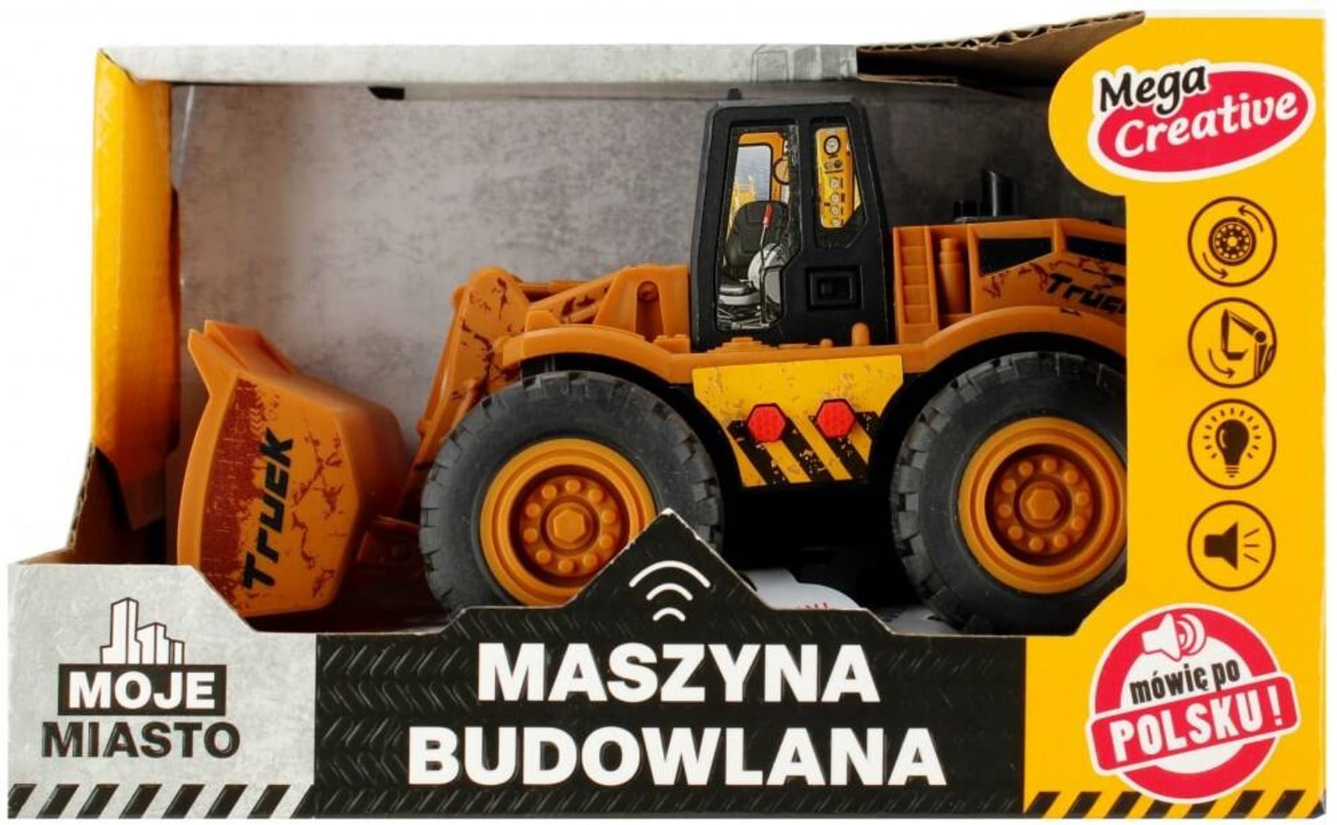 

Maszyna budowlana Spych Moje Miasto MEGA CREATIVE 520398