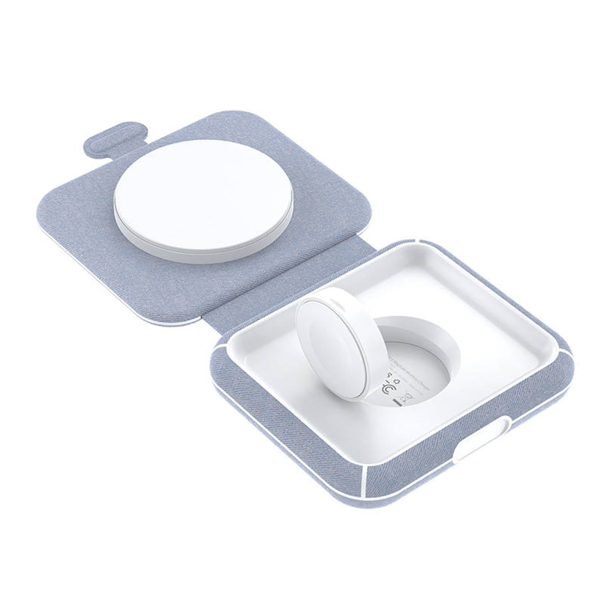 

Bezprzewodowa ładowarka indukcyjna 2w1 Choetech T323, MagSafe & MFI (szara)