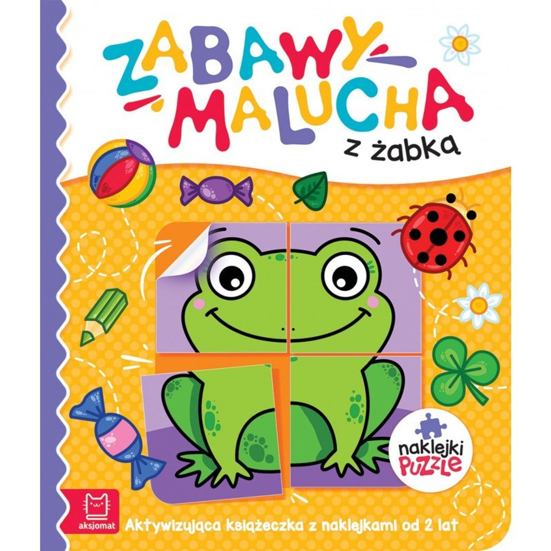 

Zabawy malucha z żabką