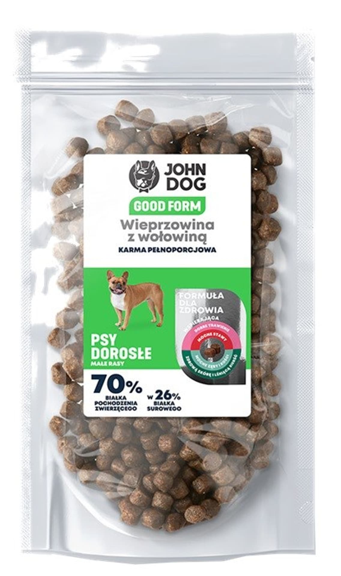 

John Dog GOOD FORM Wieprzowina z wołowiną dla małych ras