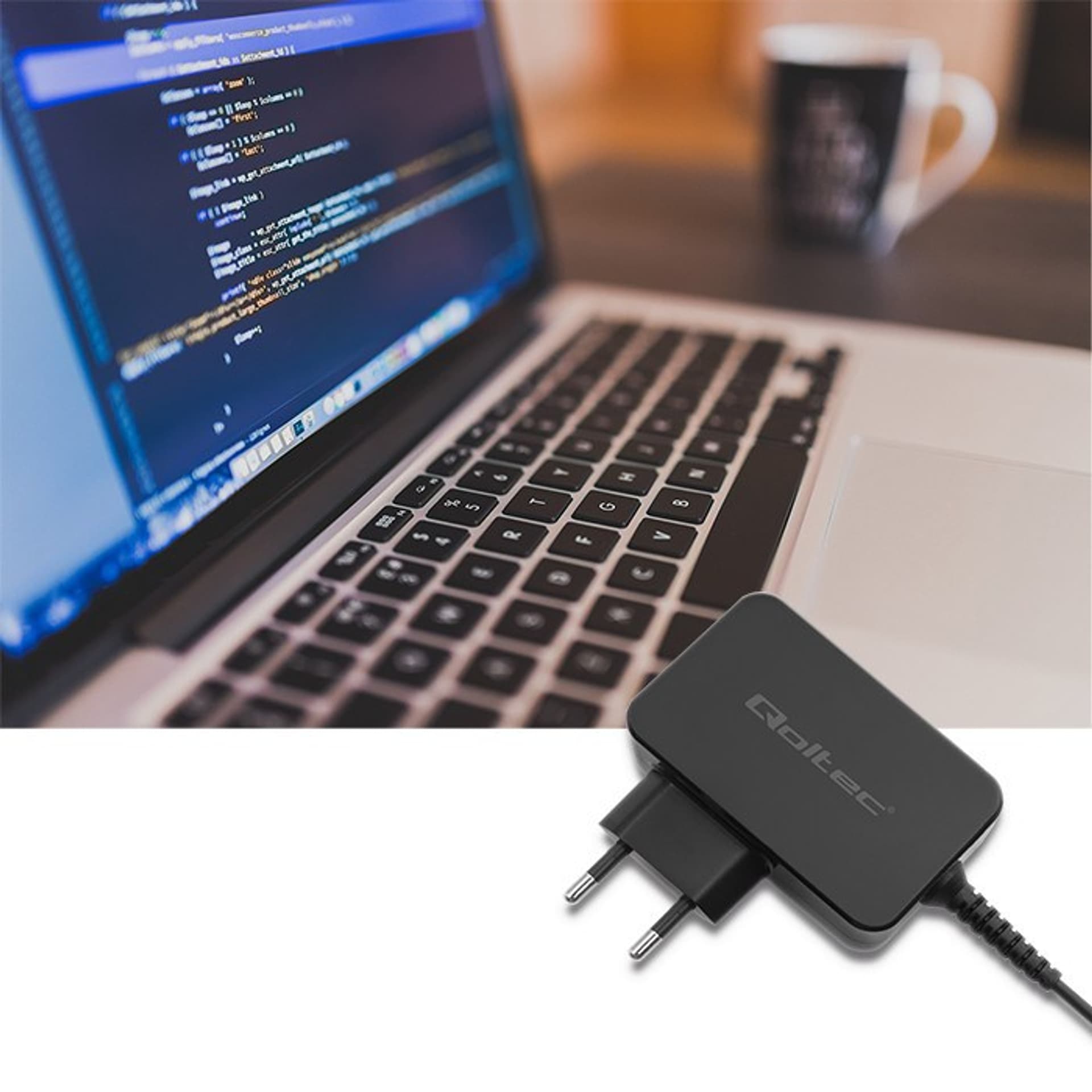 

QOLTEC ZASILACZ DO LAPTOPA UNIWERSALNY 45W | +8 WTYCZEK