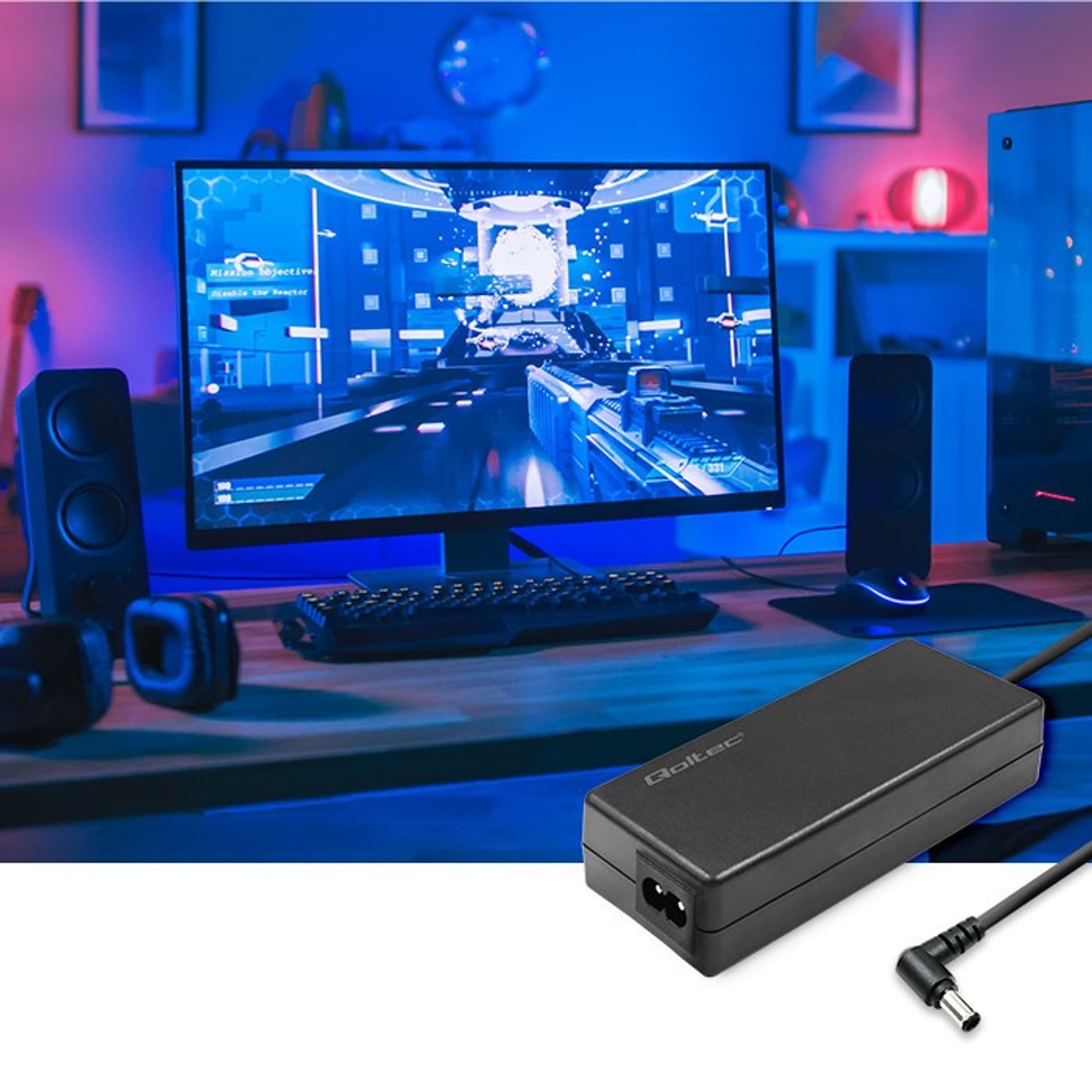 

QOLTEC ZASILACZ SIECIOWY DO MONITORA SAMSUNG 30W | 14V | 2.1A | 6.5*4.4+PIN