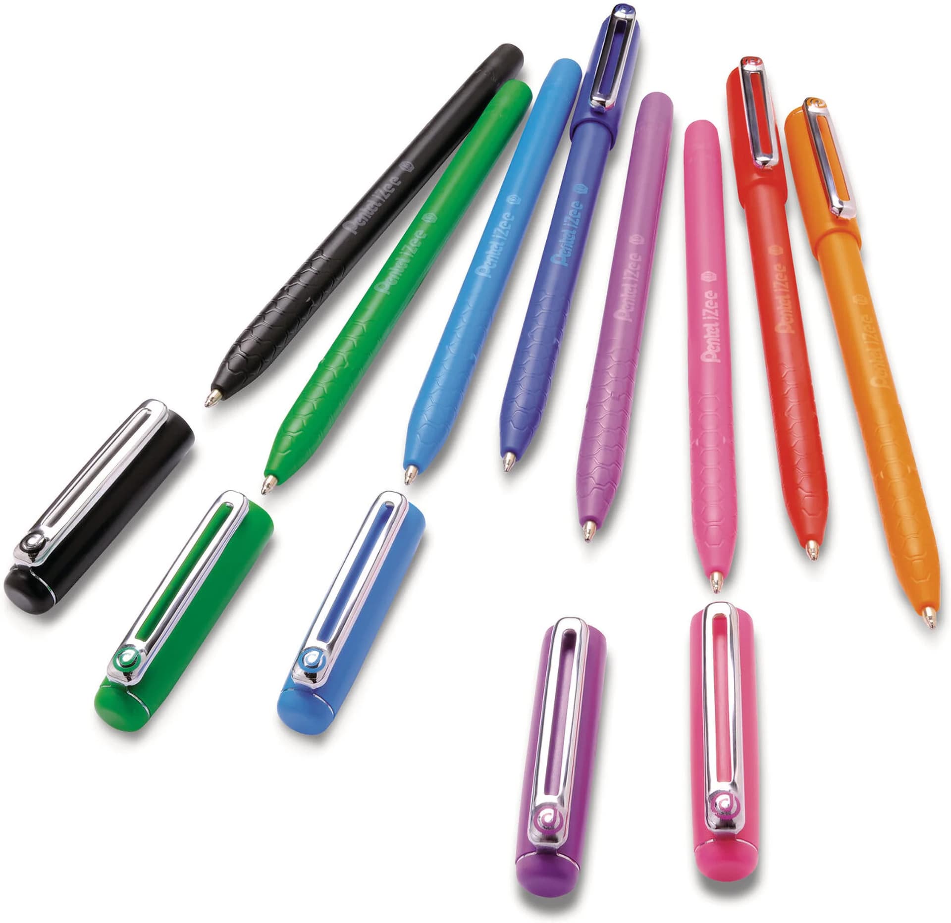 

Długopis olejowy z nasadką IZEE BX457-S błękitny PENTEL
