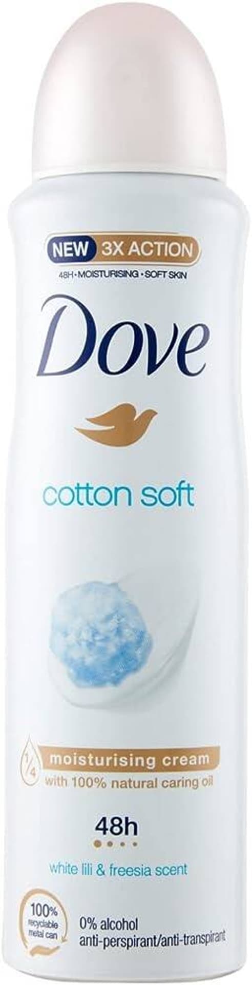 

Dove Cotton Soft Antyperspirant Spray 150 ml