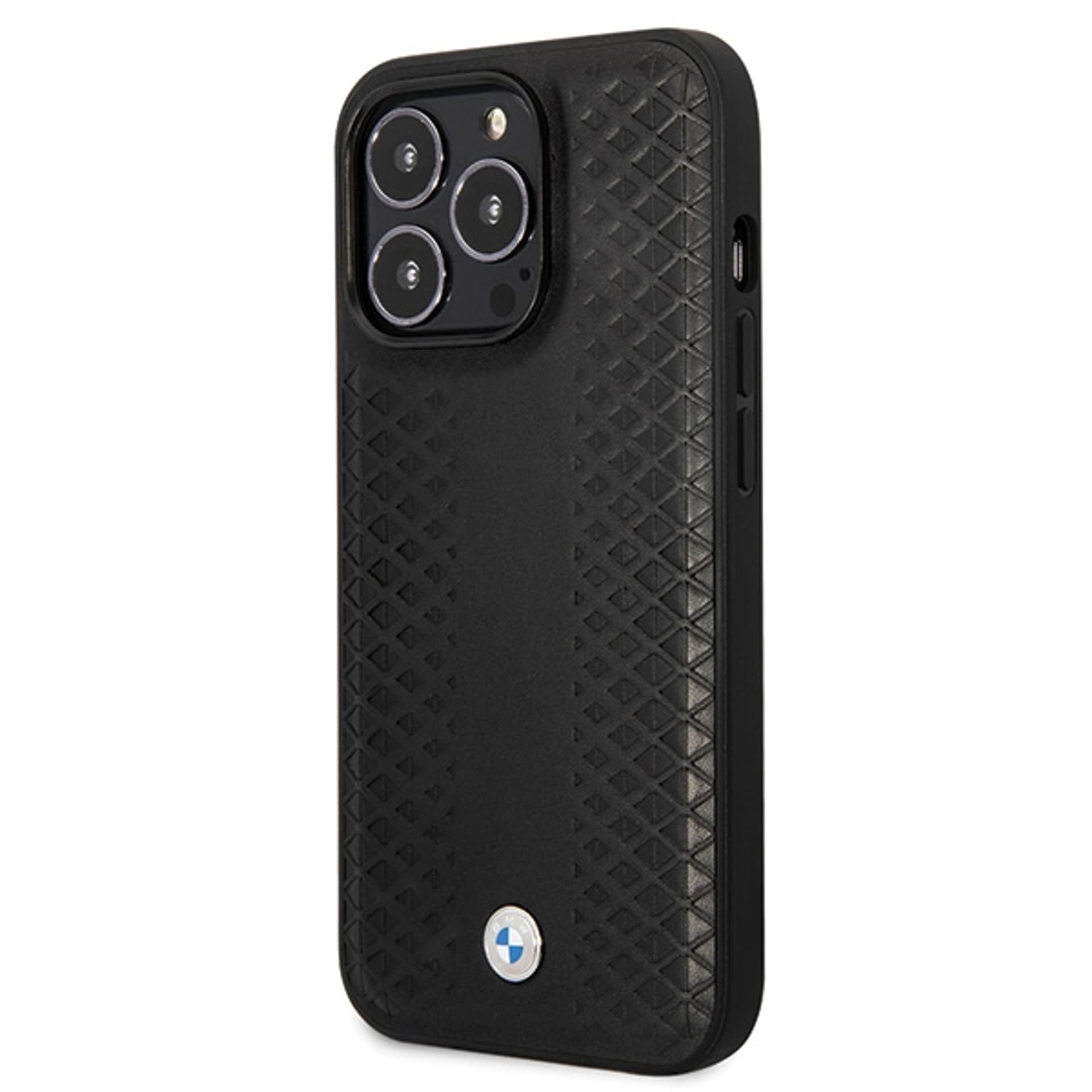 

BMW BMHCP14L22RFGK iPhone 14 Pro 6.1" czarny/black Leather Diamond Pattern