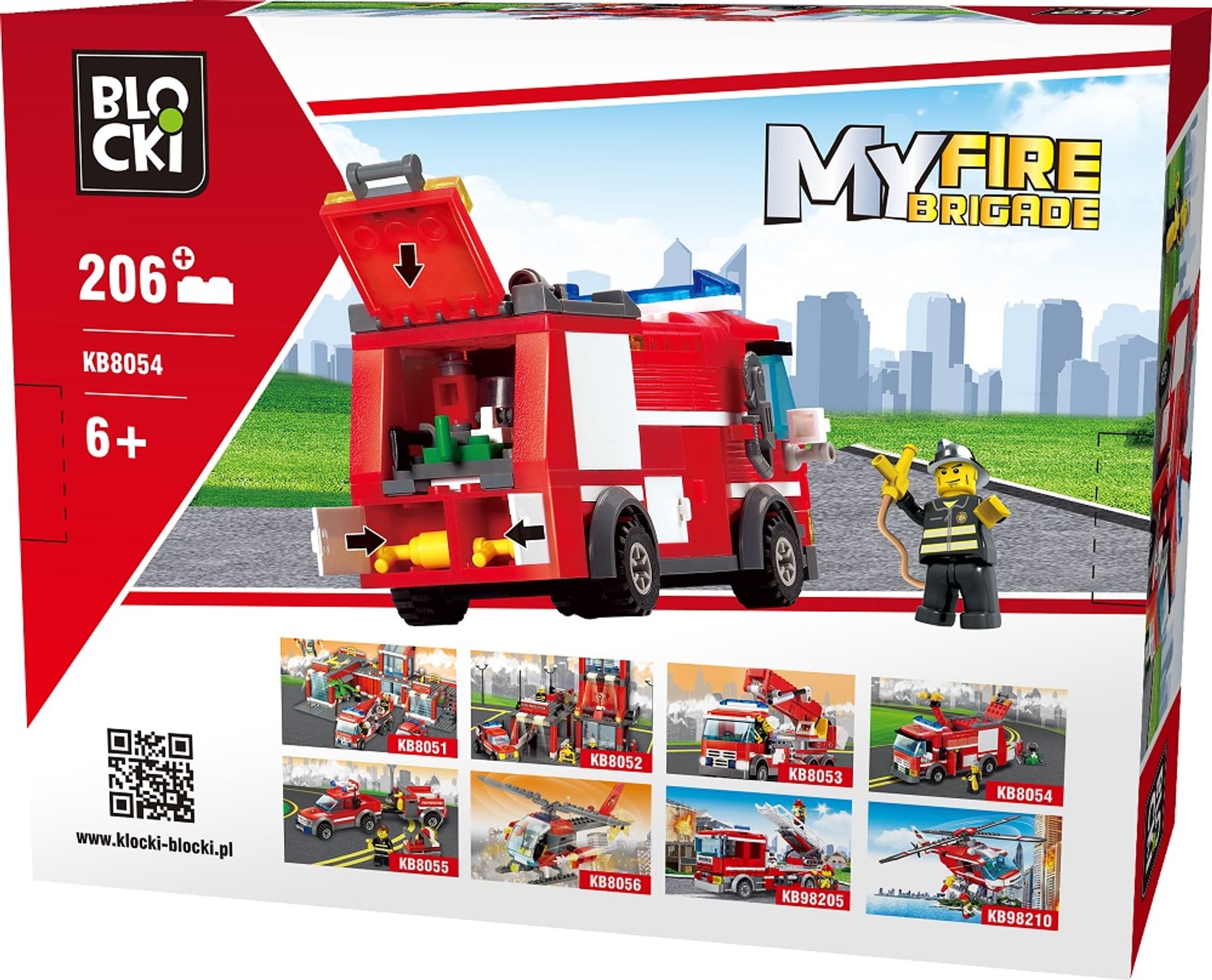 

Klocki Blocki MyFire Auto Strażackie 206 el