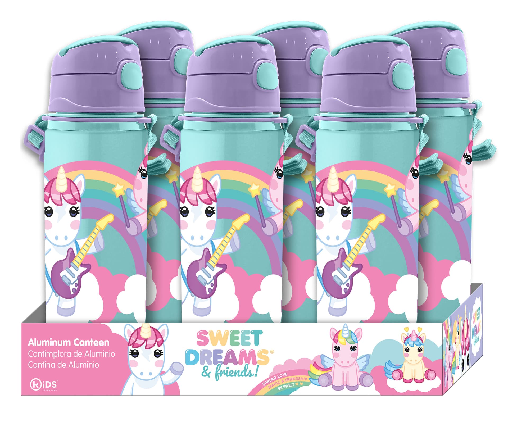 

ALUMINIOWA BUTELKA NA WODĘ Z UCHWYTEM 650 ML SWEET