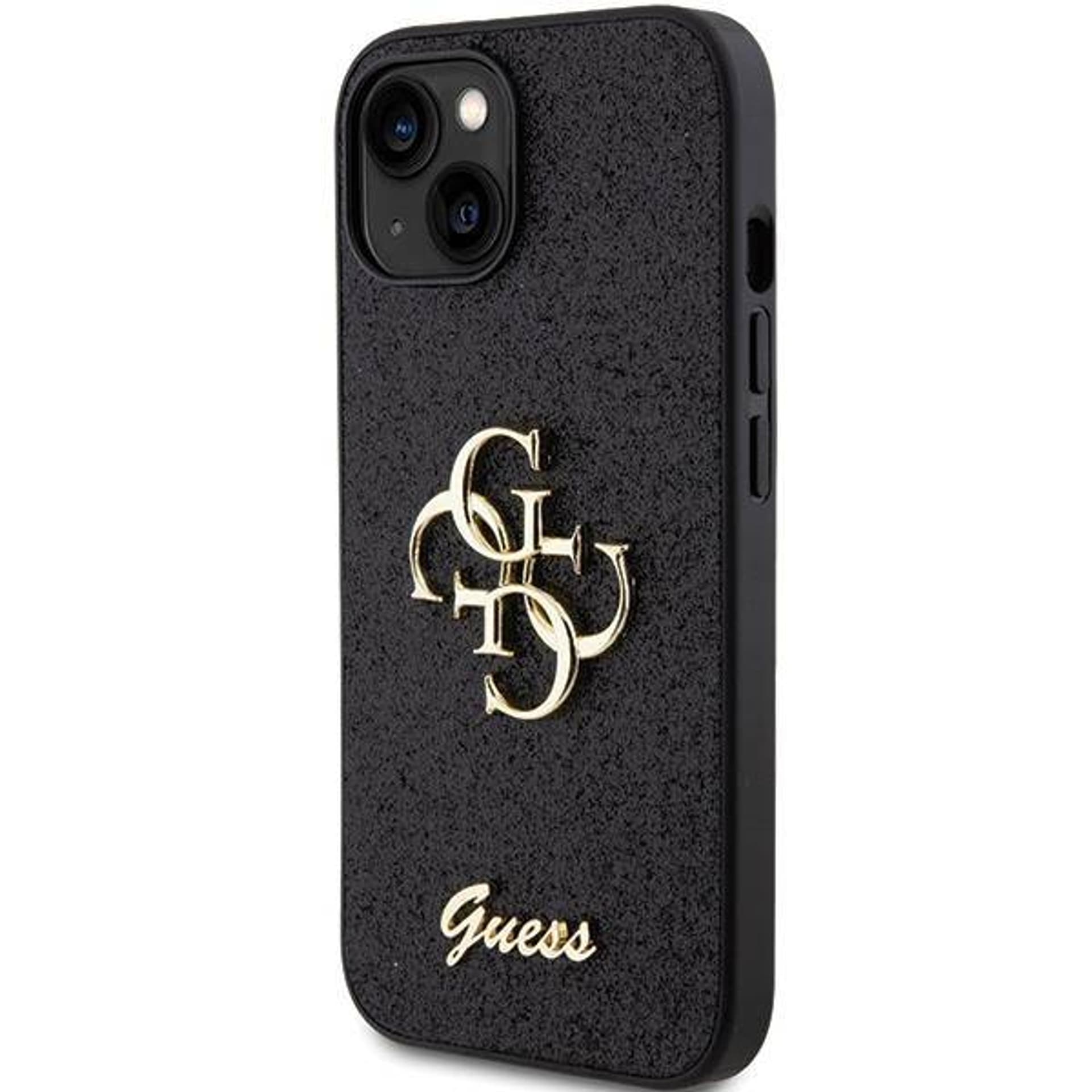

Oryginalne Etui APPLE IPHONE 15 PLUS Guess Hardcase Glitter Script Big 4G (GUHCP15MHG4SGK) czarne, Guhcp15mhg4sgk) czarn