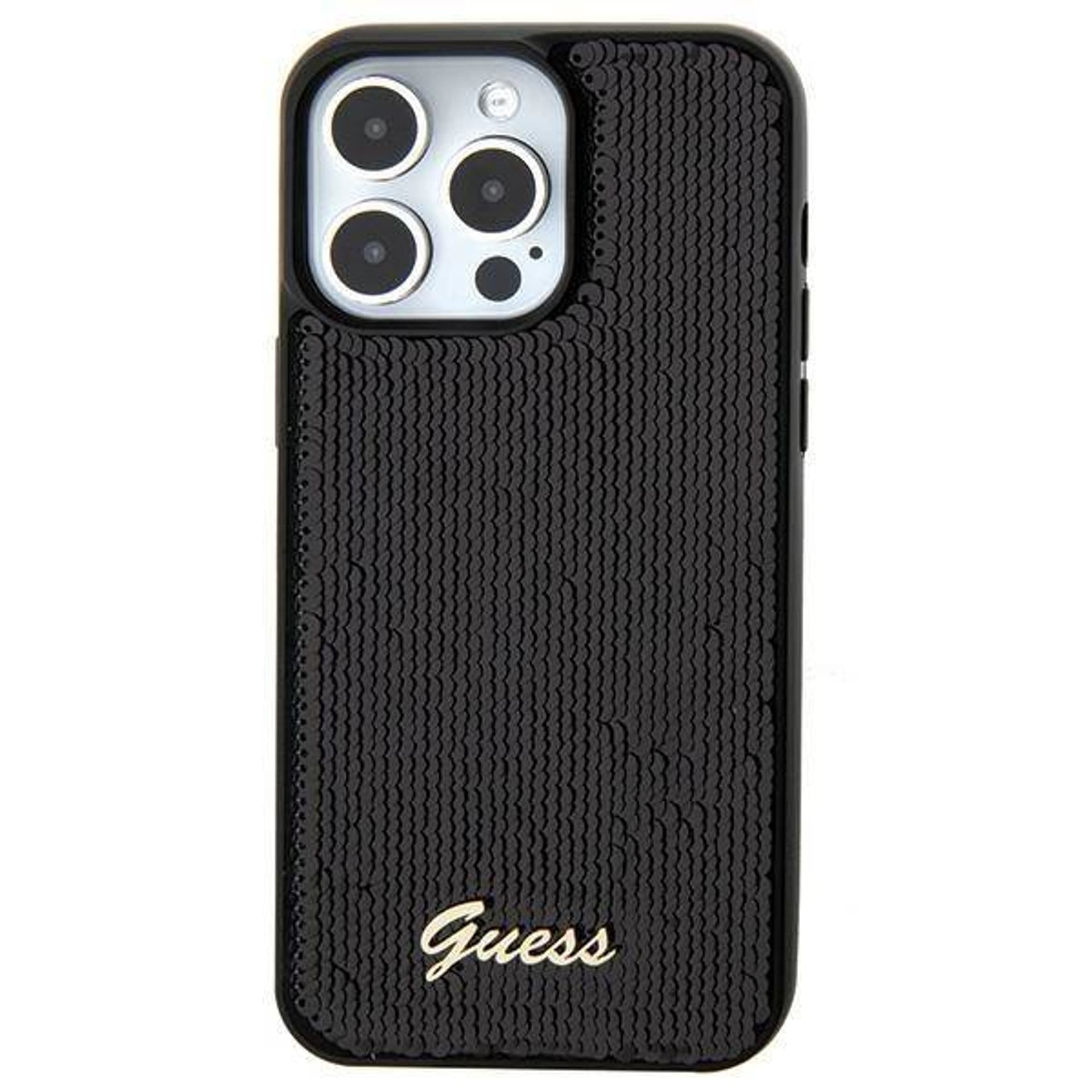 

Guess GUHCP15SPSFDGSK iPhone 15 6.1" czarny/black hardcase Sequin Script Metal