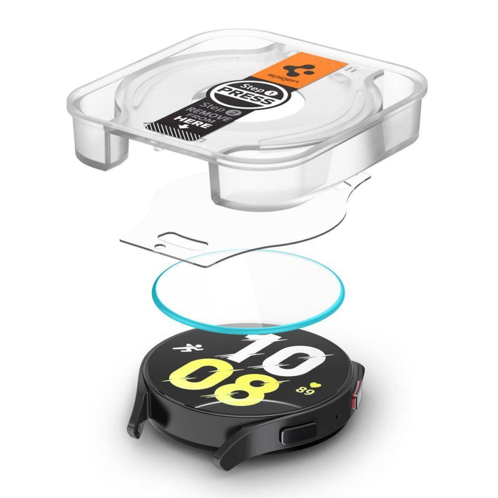 

Szkło Hartowane SAMSUNG GALAXY WATCH 6 (44MM) Spigen GLAS.TR ”EZ-FIT” 2-PACK Clear, 44mm) spigen glas.tr ”ez-fit” 2-pack clea