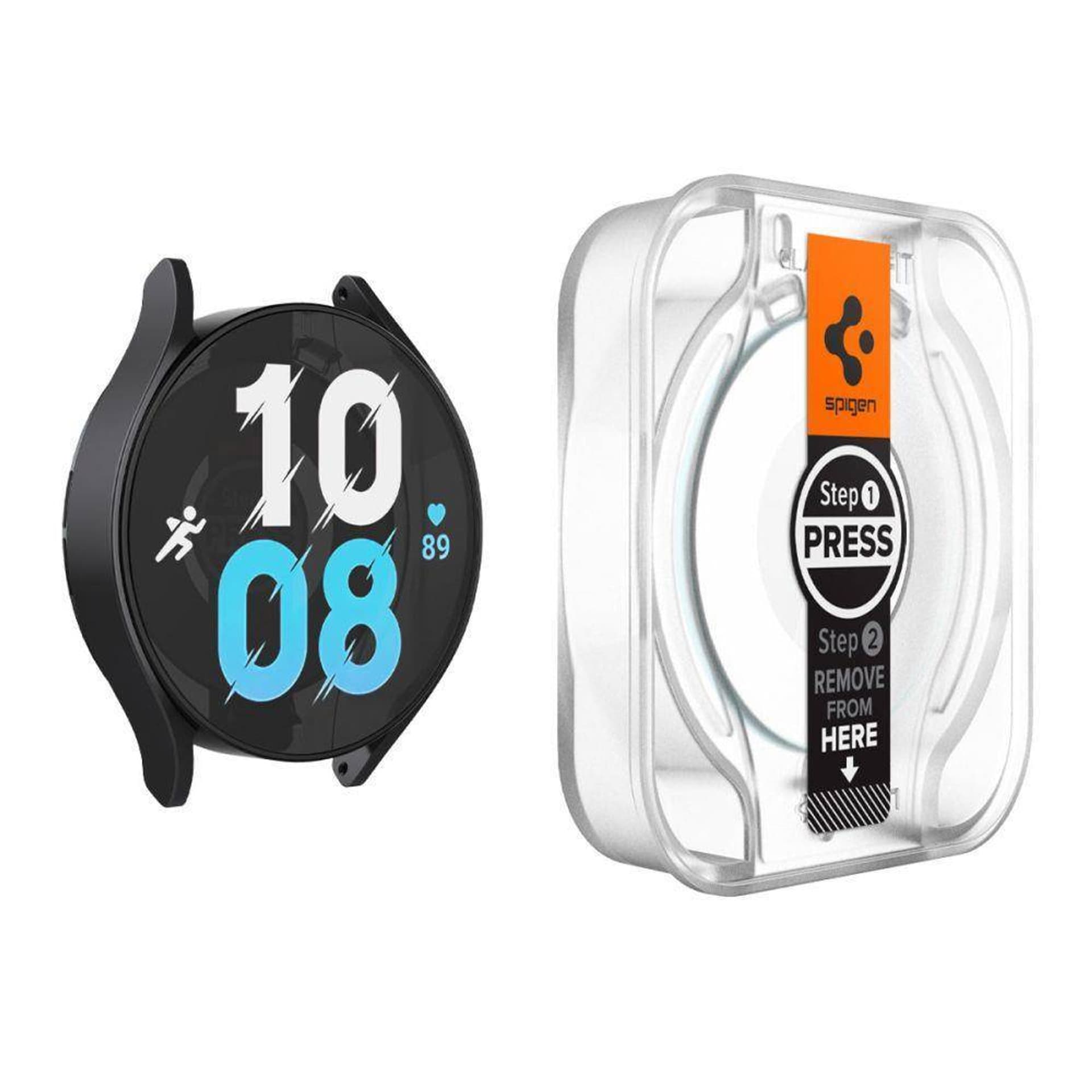 

Szkło Hartowane SAMSUNG GALAXY WATCH 6 (40MM) Spigen GLAS.TR ”EZ-FIT” 2-PACK Clear, 40mm) spigen glas.tr ”ez-fit” 2-pack clea