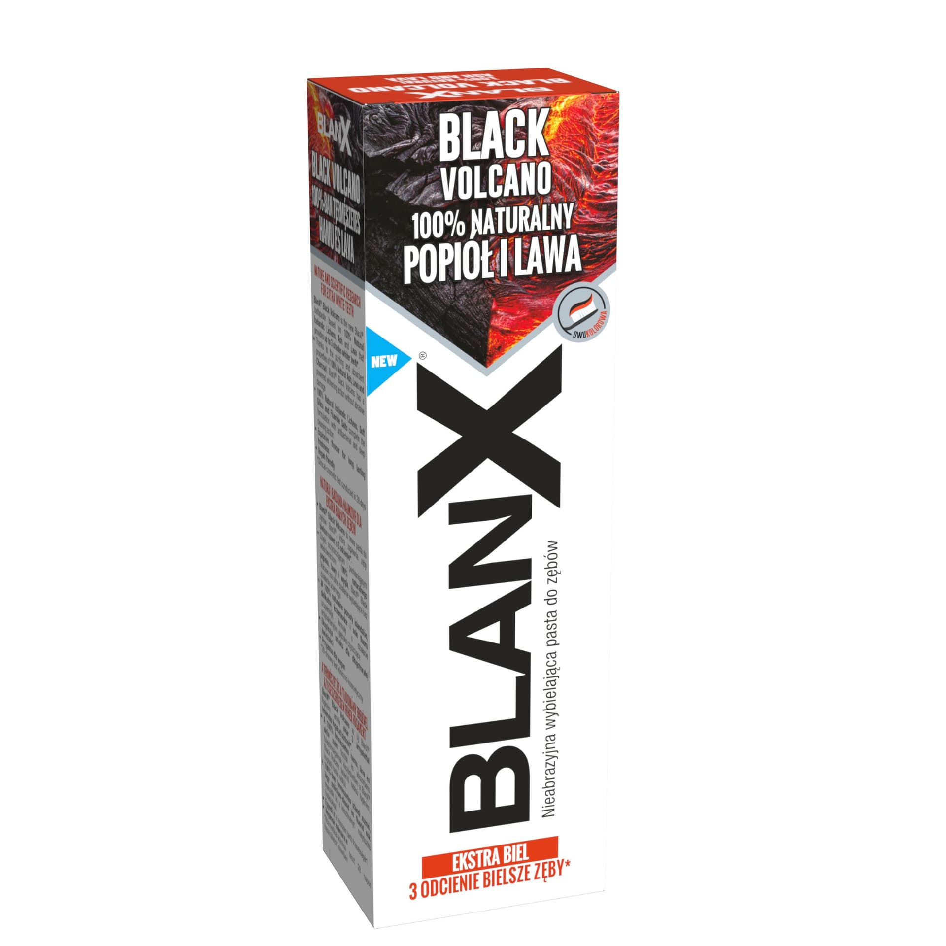 

BLANX Pasta do zębów wybielająca - Black Volcano 75ml