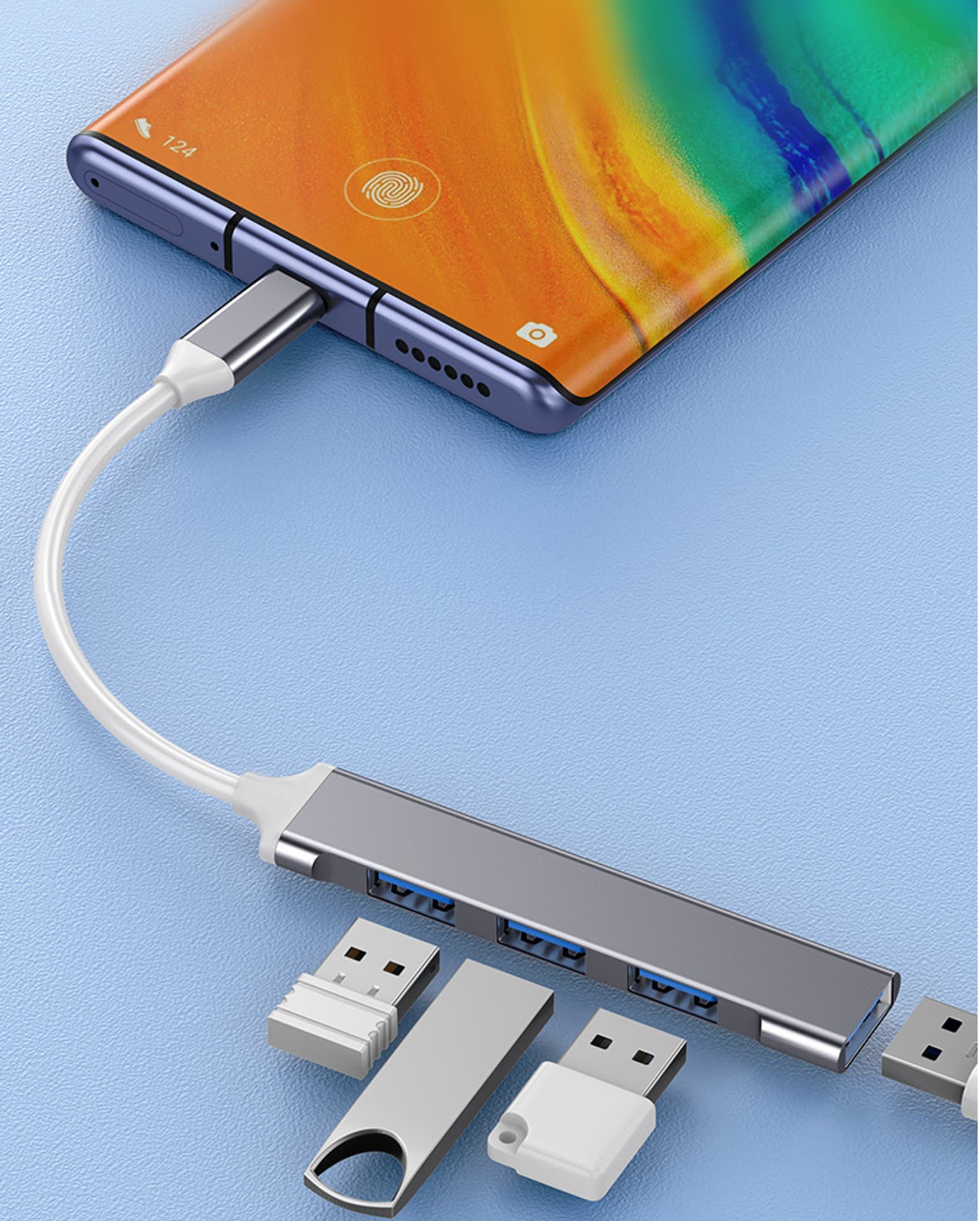 

VAKOSS HUB USB-C TC-4125X 1XUSB 3.0 3XUSB 2.0