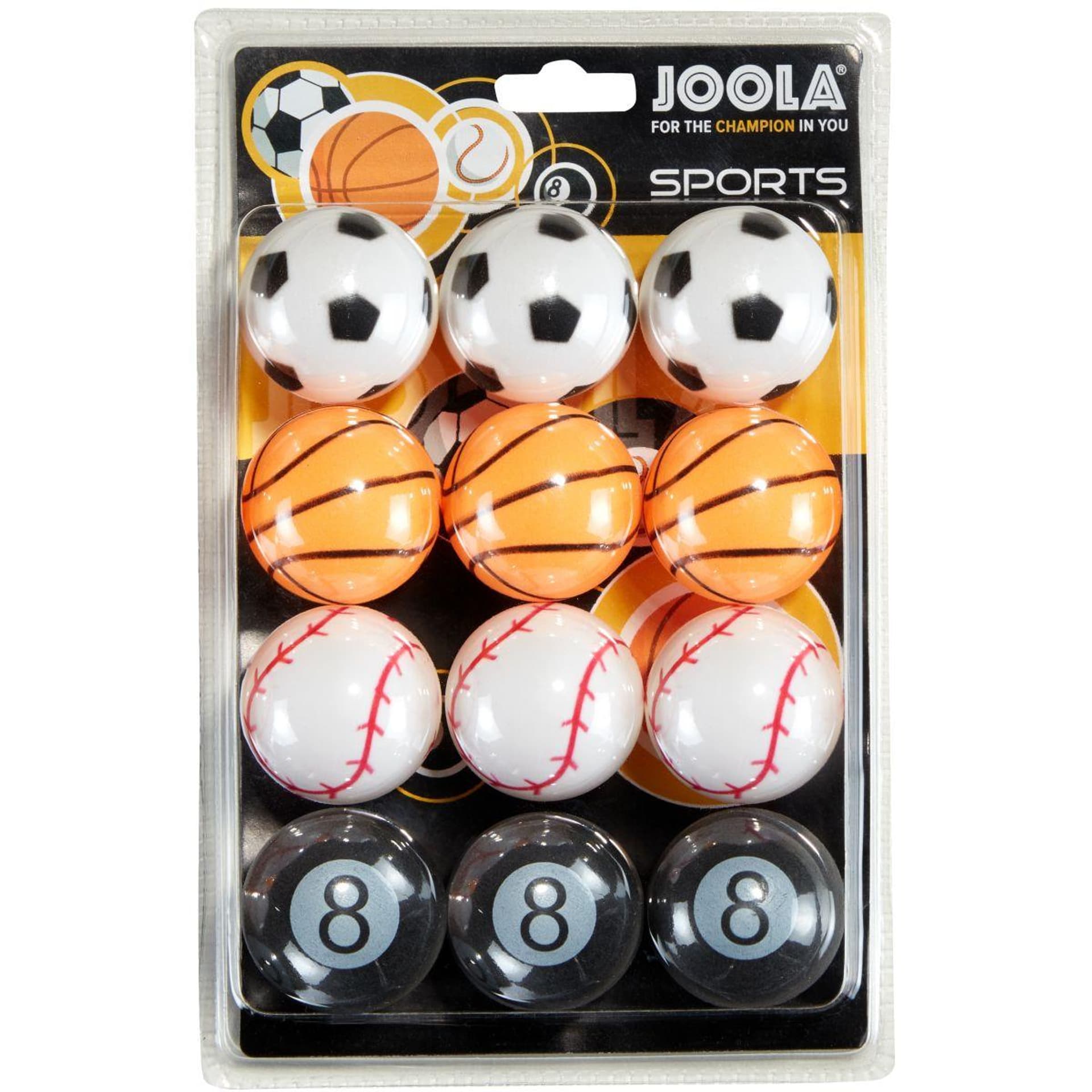 

PIŁECZKI DO TENISA STOŁOWEGO JOOLA BALLSET SPORTS 12SZT