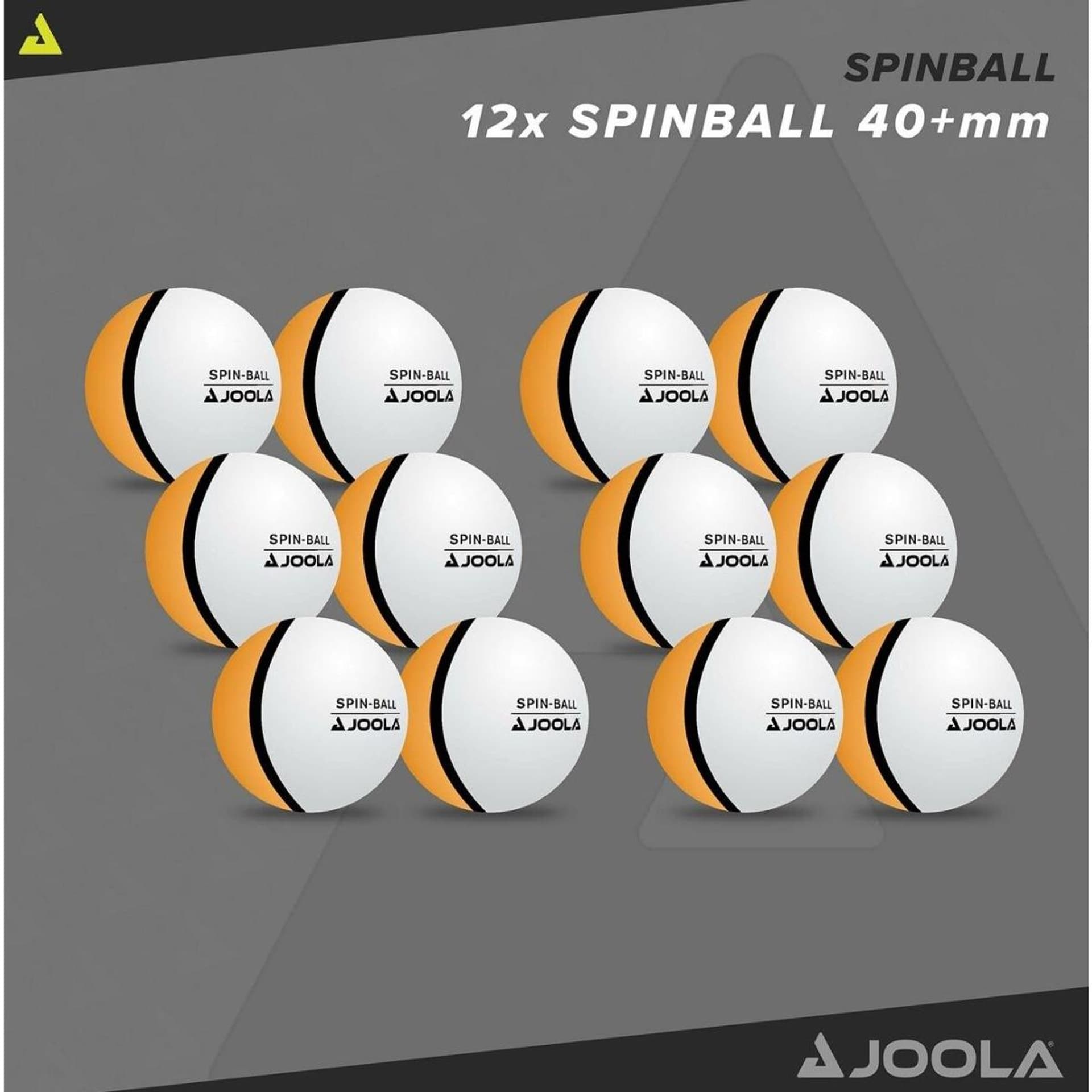 

PIŁECZKI DO TENISA STOŁOWEGO JOOLA SPINBALL 12 SZT