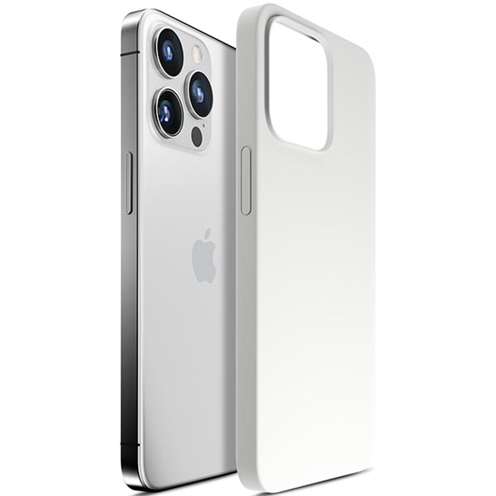 

3MK Hardy Case iPhone 15 Plus / 14 Plus 6.7" srebrno-biały/silver-white MagSafe