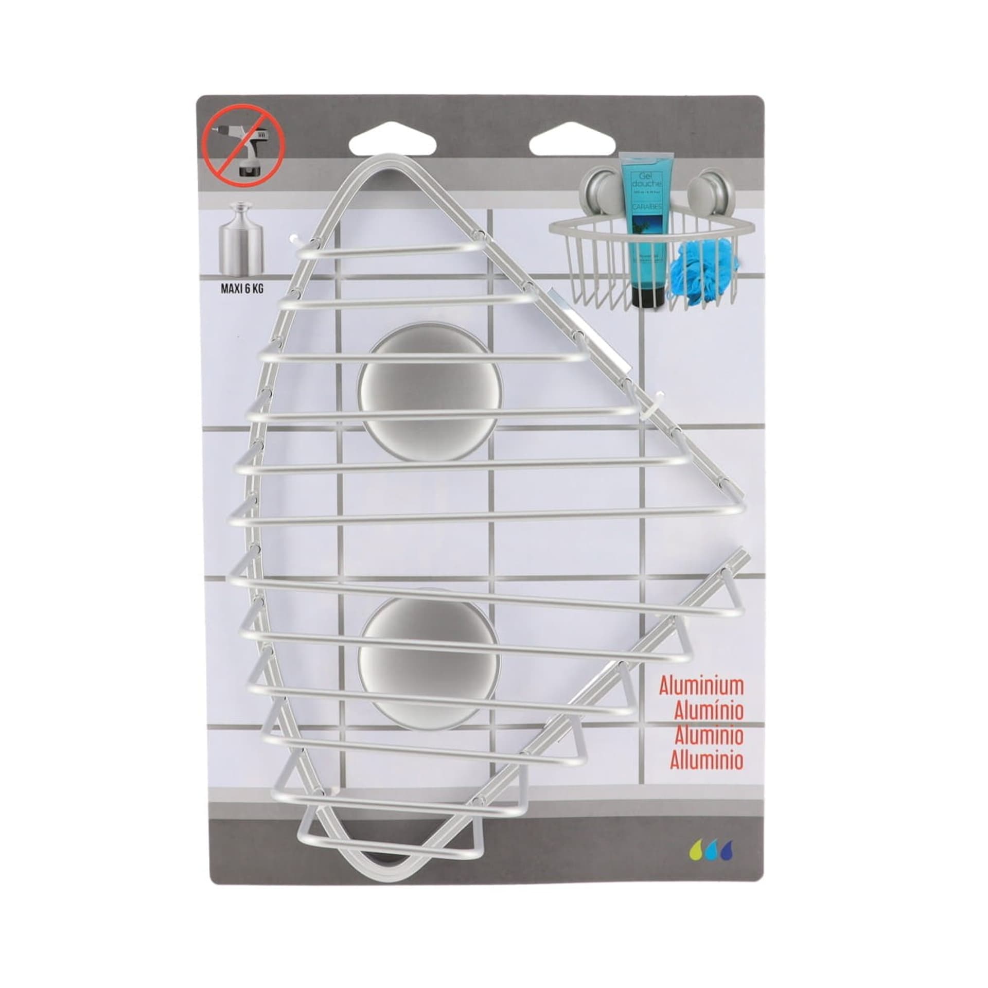 

Półka łazienkowa na przyssawki Espar