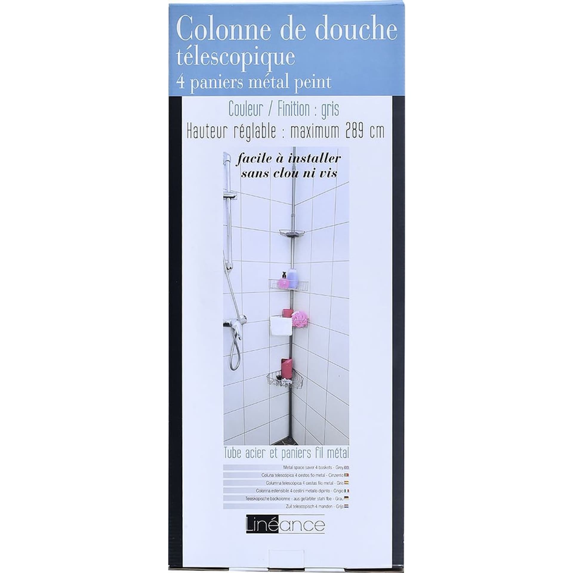 

Teleskopowa półka łazienkowa max 289 cm