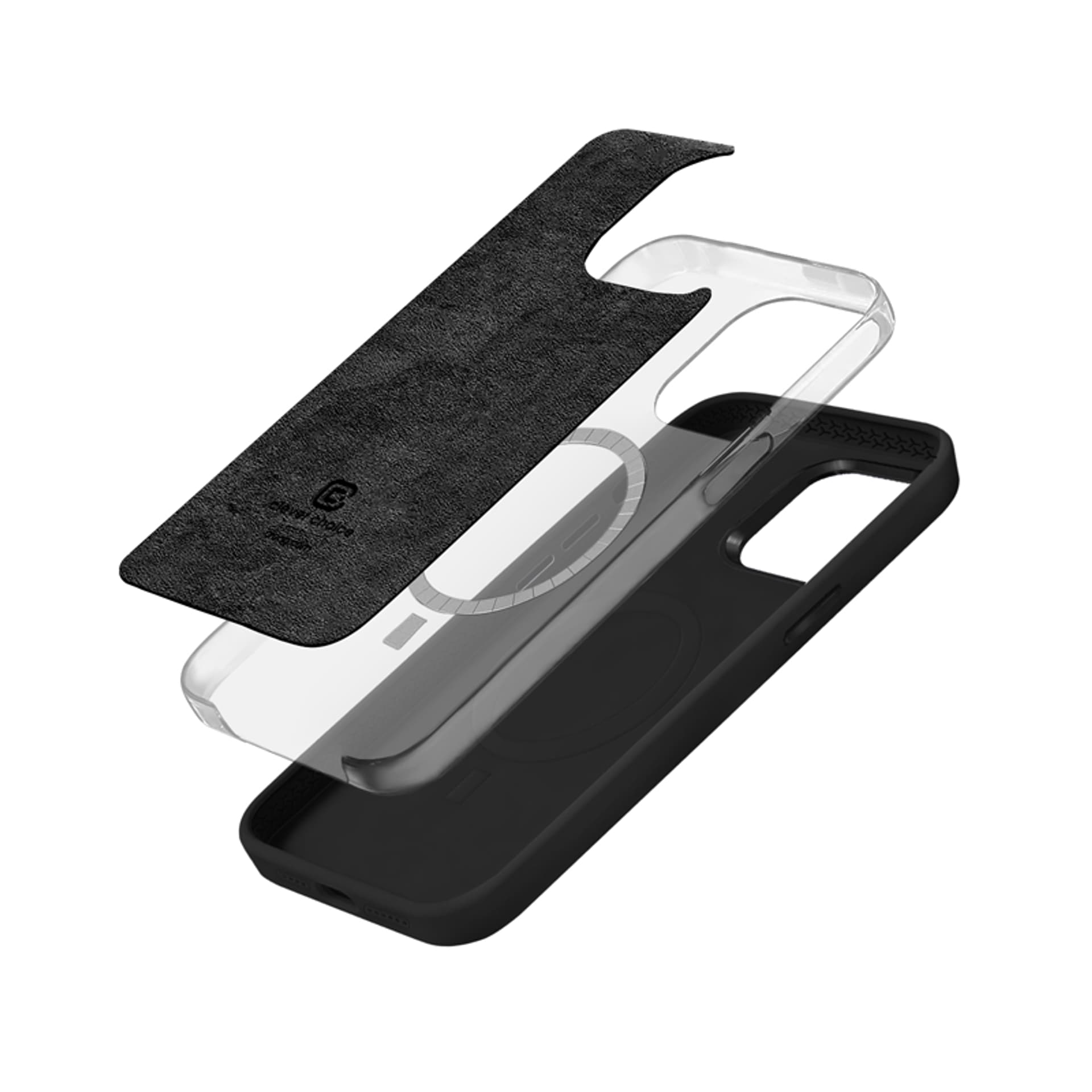 

Crong Color Cover LUX Magnetic - Etui iPhone 15 Plus MagSafe (czarny)