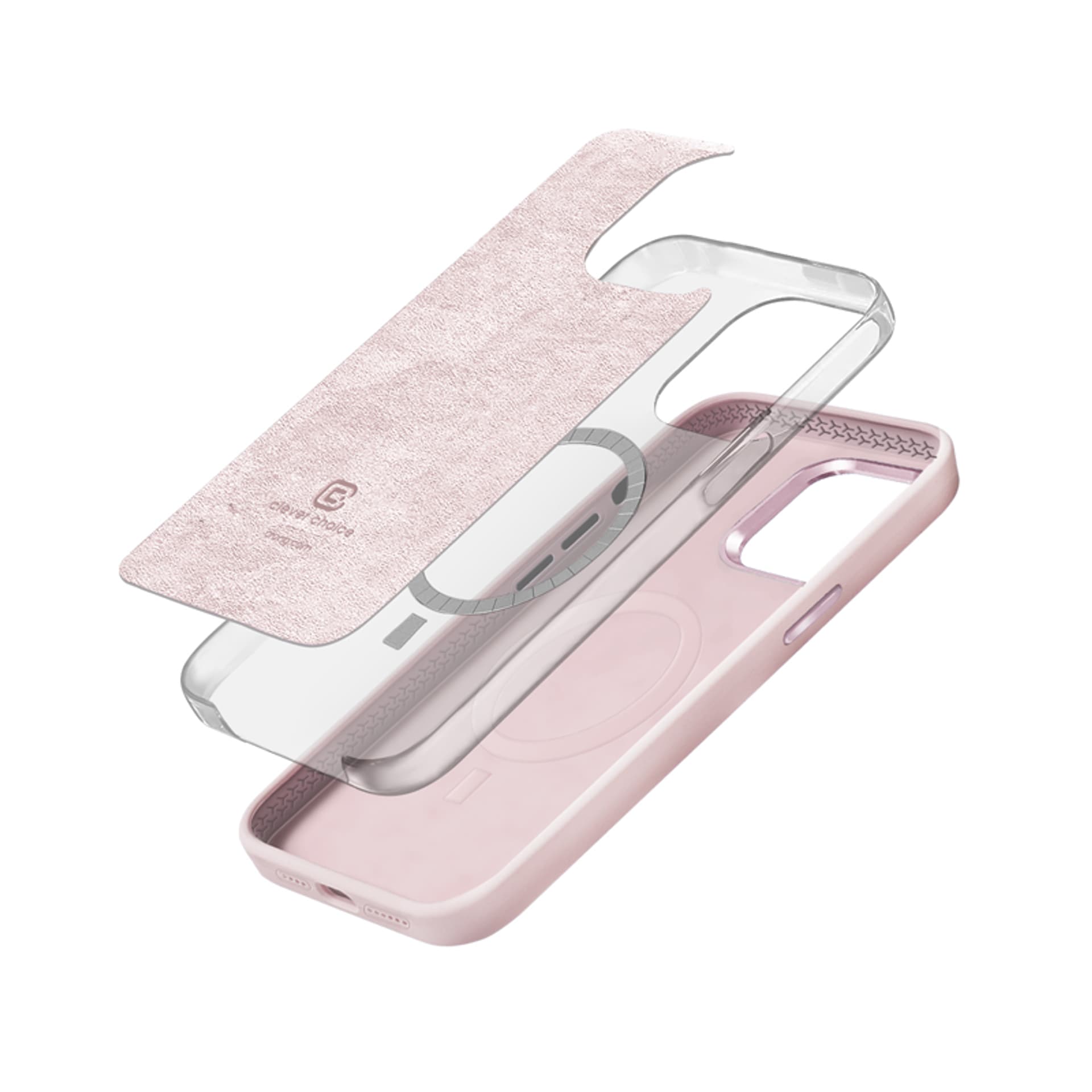 

Crong Color Cover LUX Magnetic - Etui iPhone 15 MagSafe (różowy)