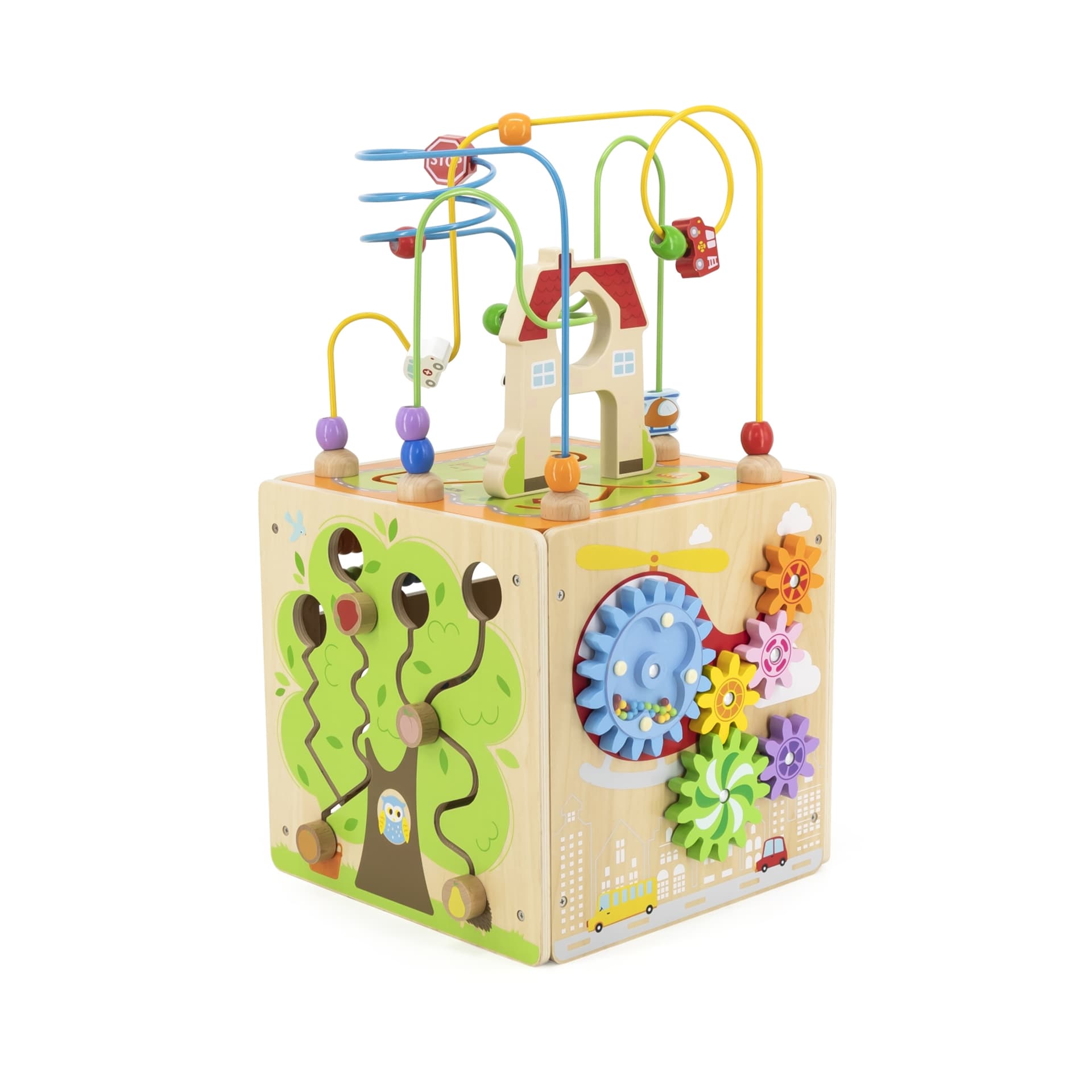 

Viga 44591 Kostka edukacyjna 5w1 z labiryntem przestrzennym
